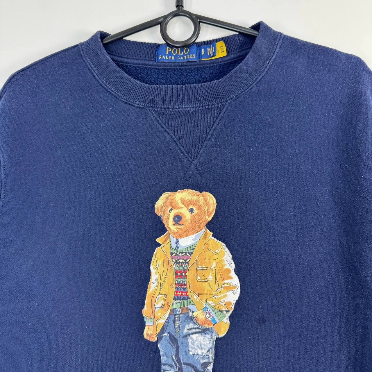 Polo Ralph Lauren Polo Ralph Lauren Polo Bear Sweatshirt Navy Blue Mens Size S Size US S / EU 44-46 / 1 - 2 Thumbnail