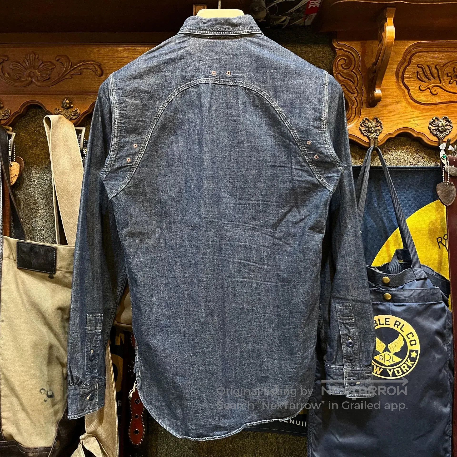 RRL Ralph Lauren RRL Vintage Denim Shirt by Ralph Lauren. Size US XS / EU 42 / 0 - 2 Thumbnail
