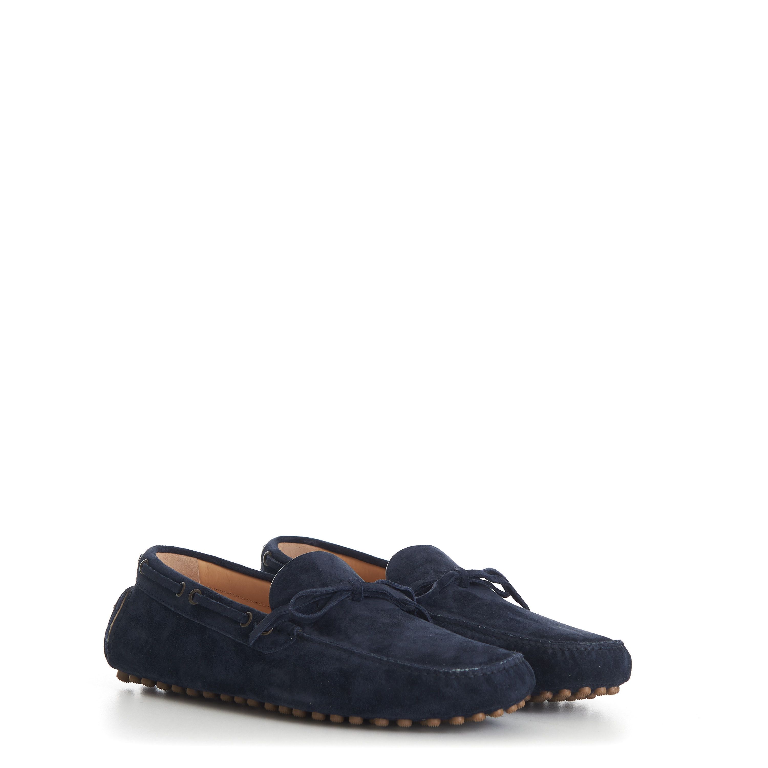 Brunello Cucinelli Dark Blue Driver Shoes Moccasin - Suede Calfskin Size US 9 / EU 42 - 1 Thumbnail