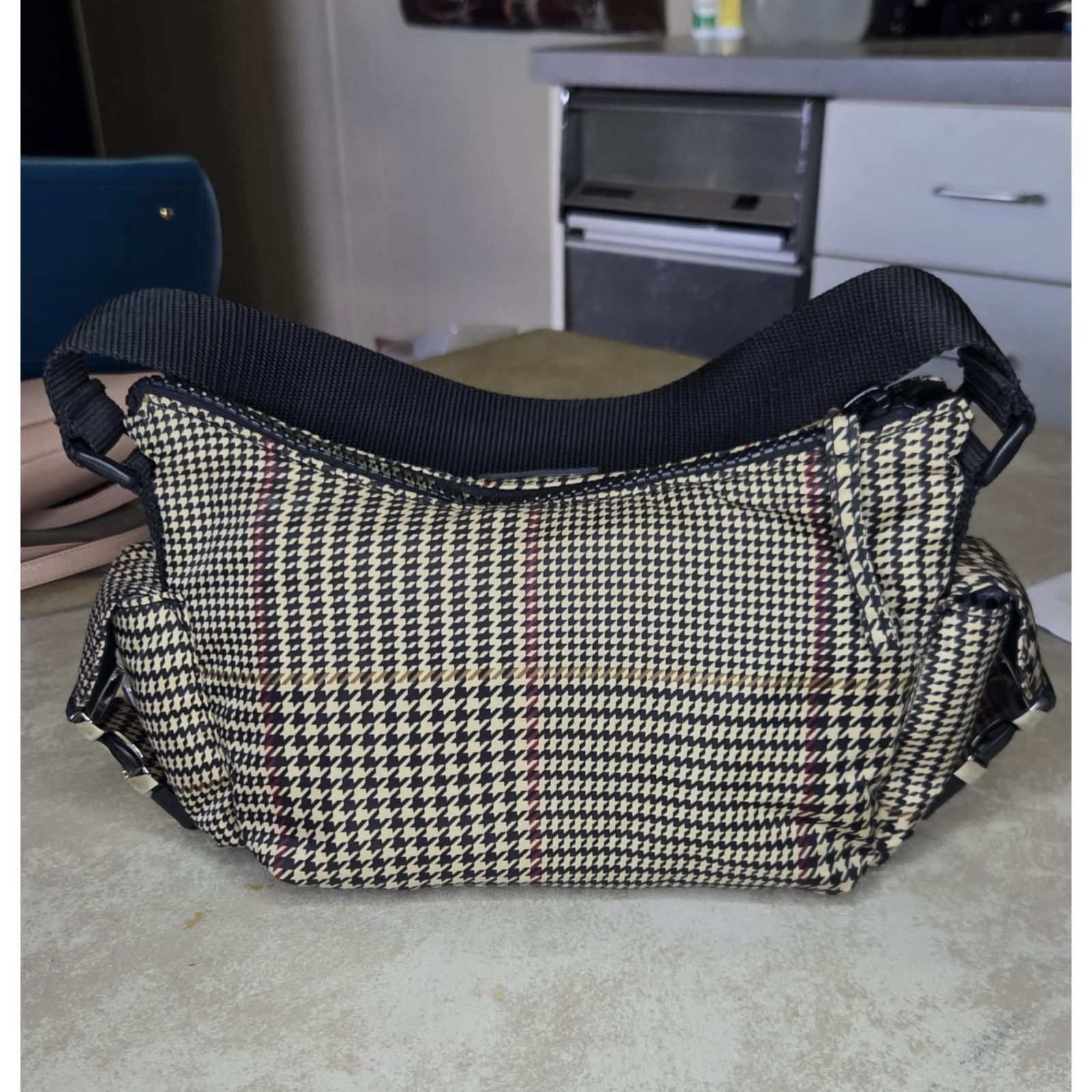 Ralph Lauren Vintage Ralph Lauren Houndstooth plaid zip up purse Size ONE SIZE - 2 Thumbnail