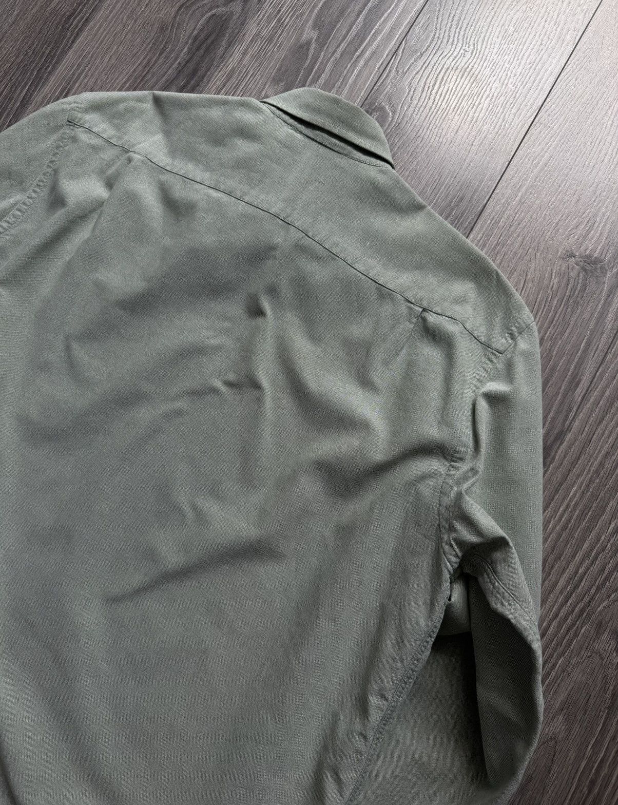 Burberry Burberry Green Logo Checkered Colar Shirt 43 Size US L / EU 52-54 / 3 - 12 Thumbnail