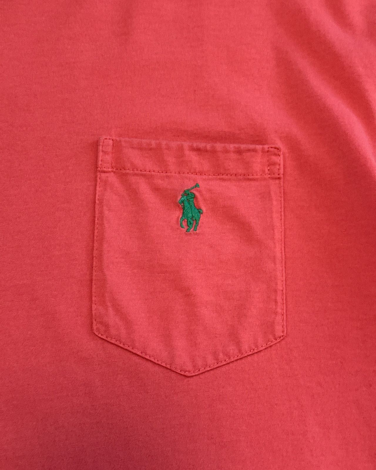 Polo Ralph Lauren Vintage Polo by Ralph Lauren Single Stitch Pocket T-Shirt M Size US M / EU 48-50 / 2 - 3 Thumbnail