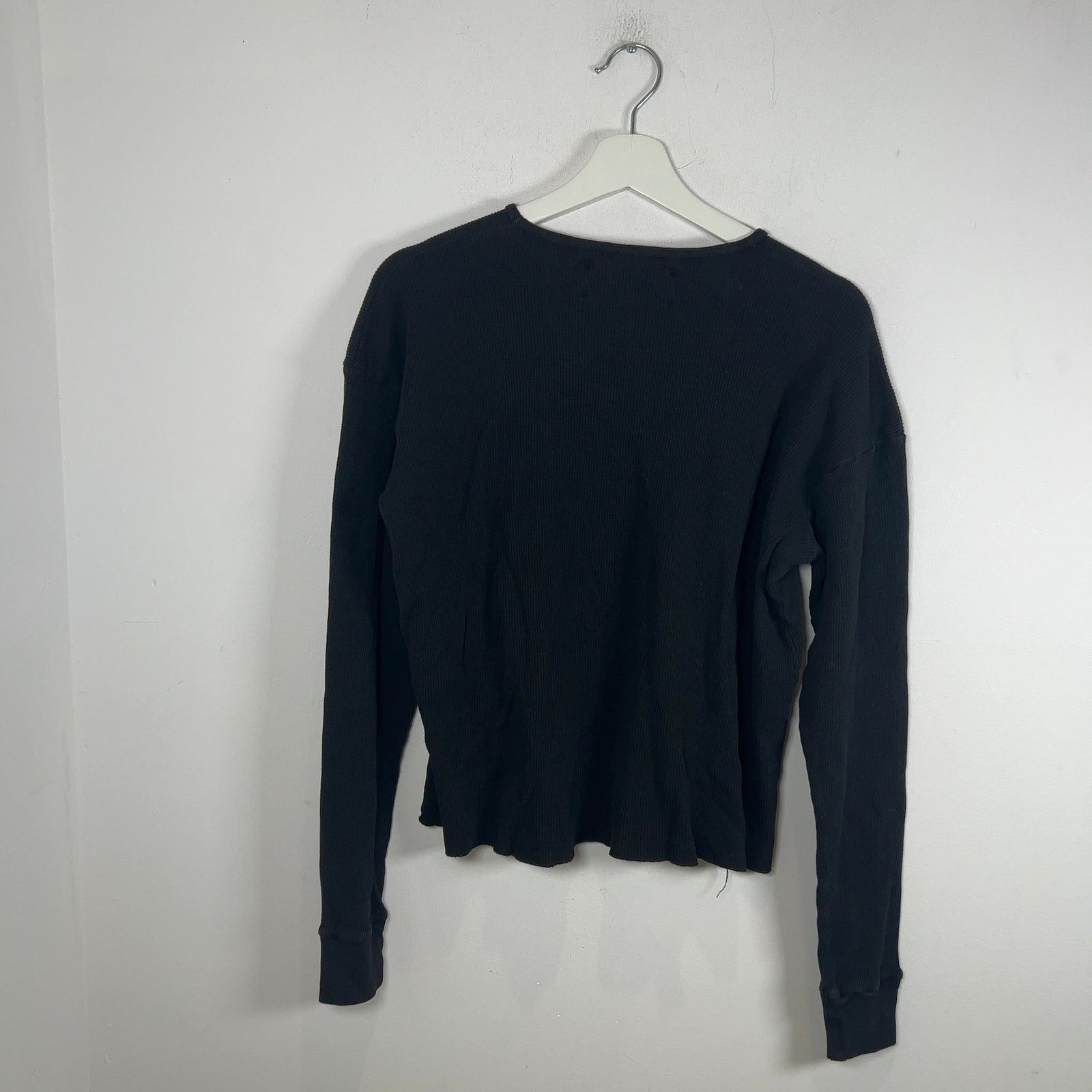 Satoshi Nakamoto Satoshi Nakamoto Spell Out Logo Black Thermal Longsleeve Size US M / EU 48-50 / 2 - 4 Thumbnail