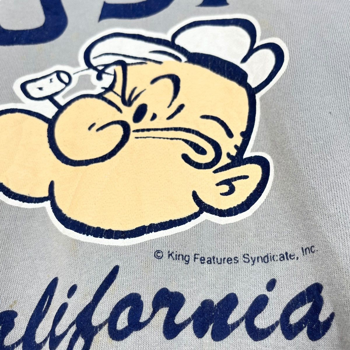 Cartoon Network × Vintage Vintage Popeye The Sailor Pull Over Hoodie Size US L / EU 52-54 / 3 - 6 Thumbnail
