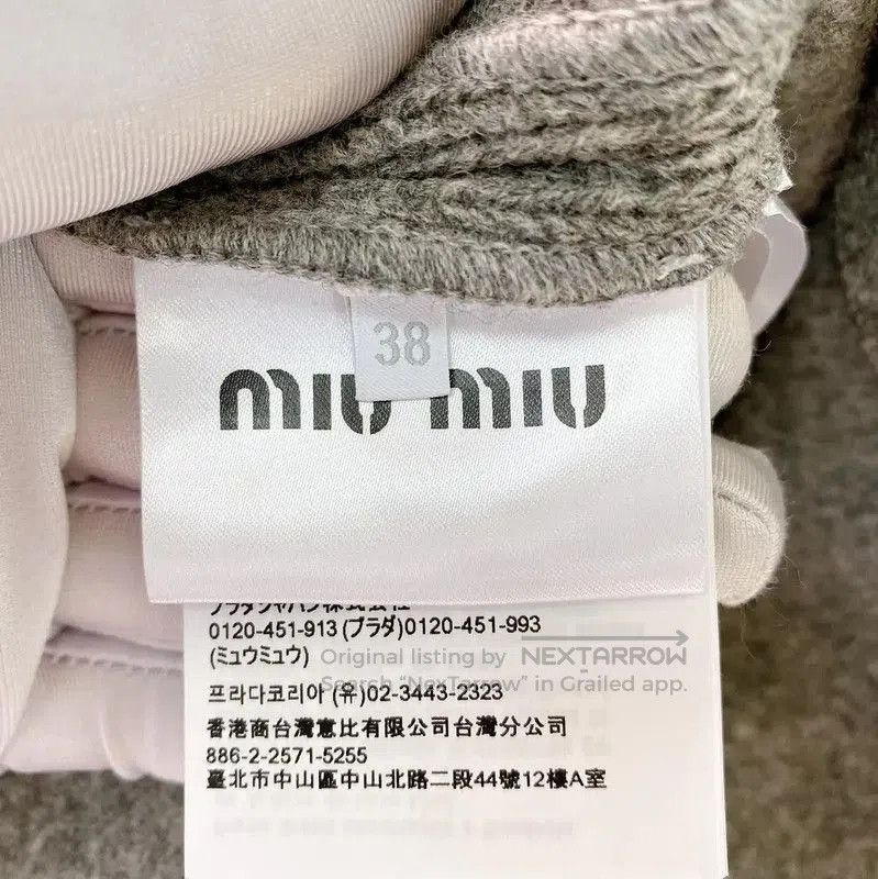 Miu Miu Miu Miu Gray Wool Pullover Sweater . Size M / US 6-8 / IT 42-44 - 8 Thumbnail