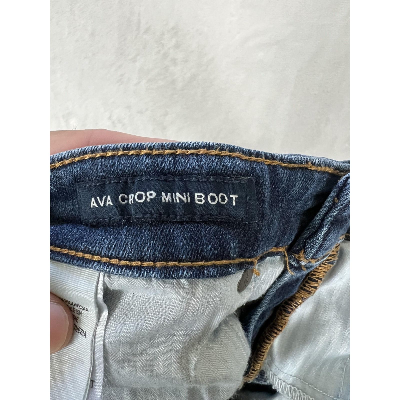 Lucky Brand Lucky Brand Jeans Womens 6/28 Ava Crop Mini Boot Cropped Boo Size 28" / US 6 / IT 42 - 6 Thumbnail