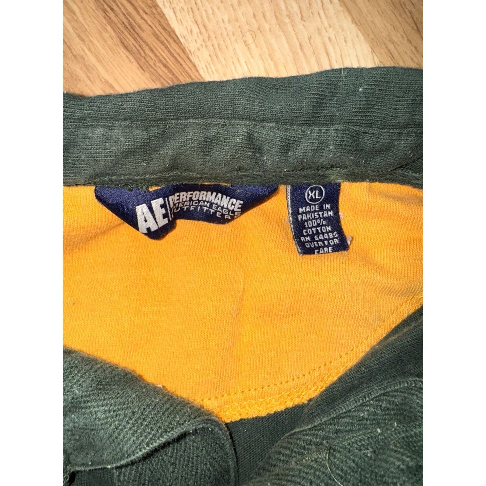 American Eagle Outfitters VINTAGE American Eagle AE Rugby Shirt Men's XL Dark Green 90s Performance Size US XL / EU 56 / 4 - 2 Thumbnail