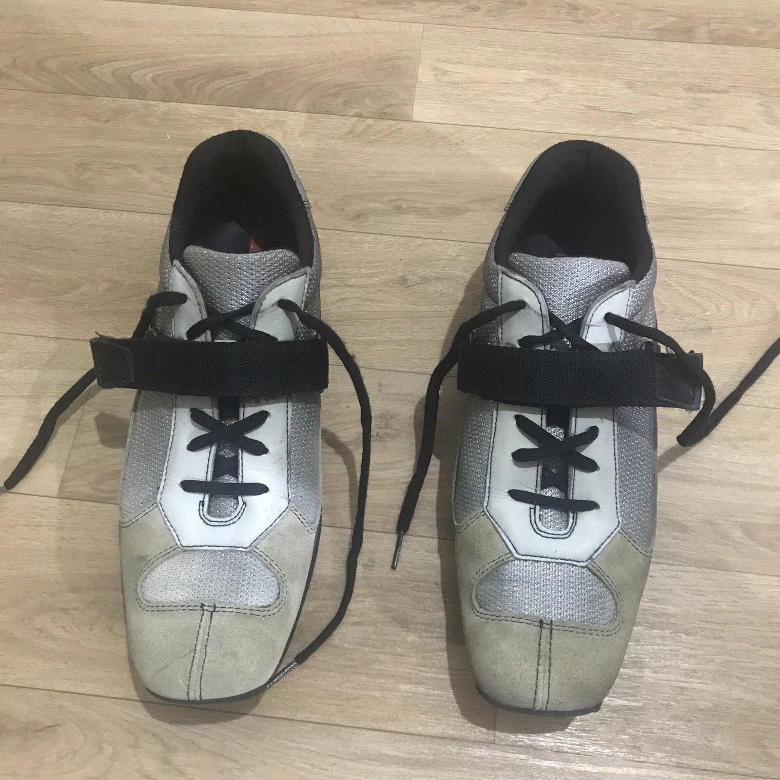 Prada Prada America's Cup Sneakers Leather Suede Low Top Mens GRAY Size US 9 / EU 42 - 2 Thumbnail