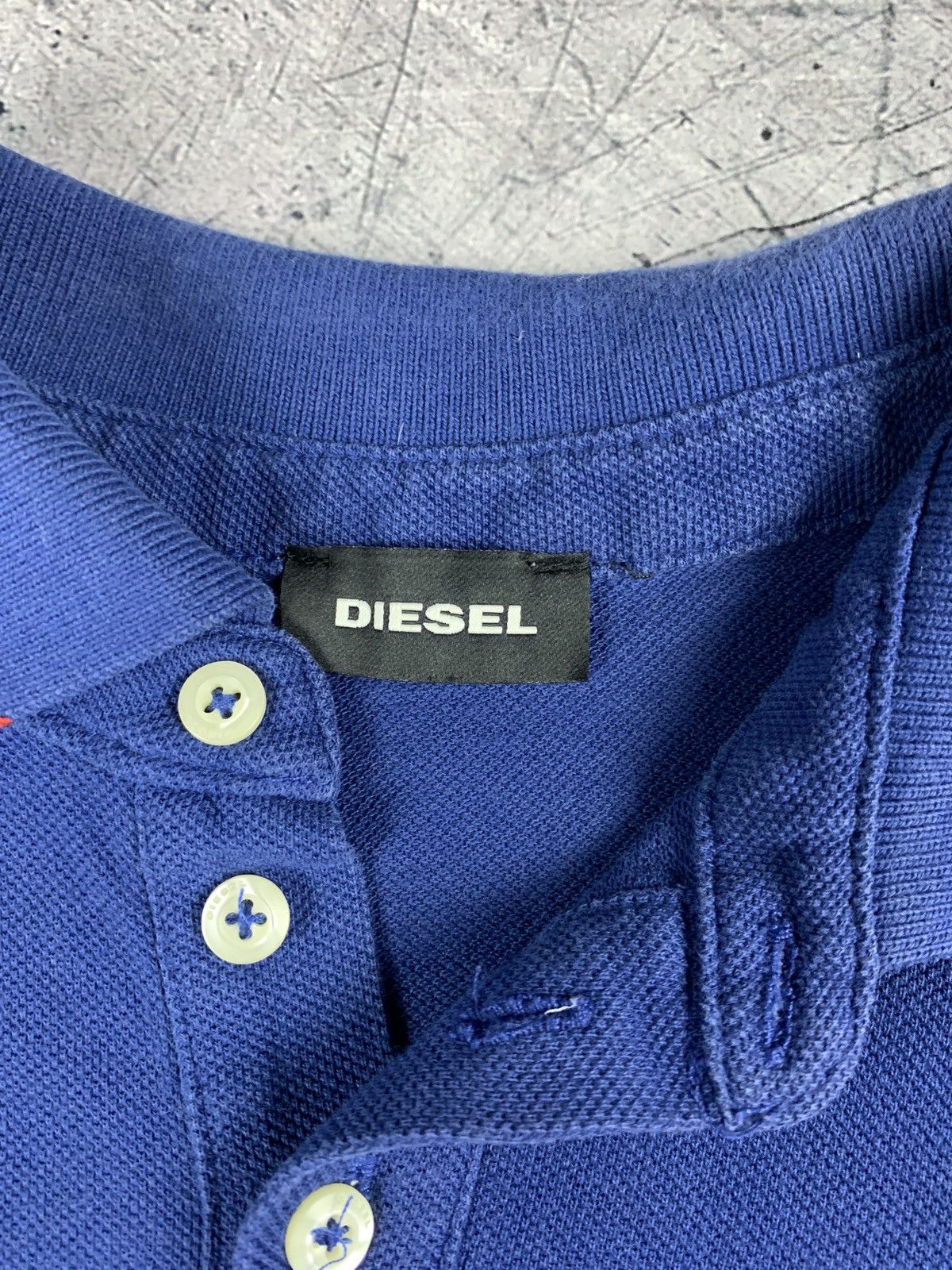 Diesel Diesel Industry Y2K Polo Long Sleeve Buttons Up Blue Men’s Size US M / EU 48-50 / 2 - 5 Thumbnail