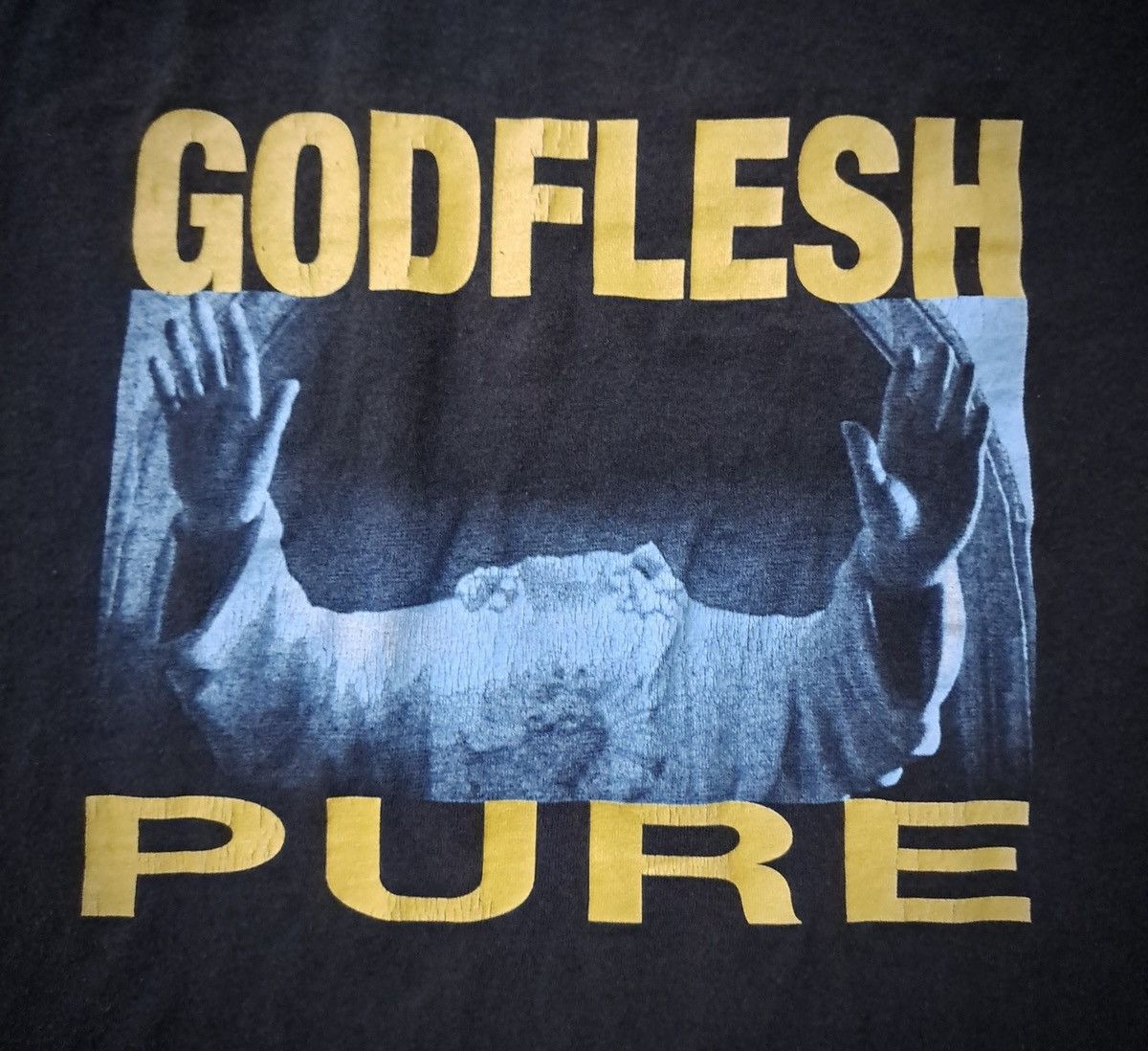 Band Tees × Vintage GODFLESH x PURE x T-Shirt Size US XL / EU 56 / 4 - 2 Thumbnail