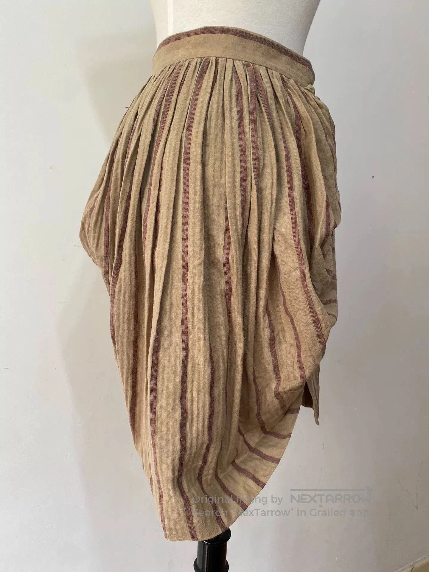 Vivienne Westwood Vivienne Westwood Vintage Brown Stripe Skirt. Size 35" - 1 Thumbnail