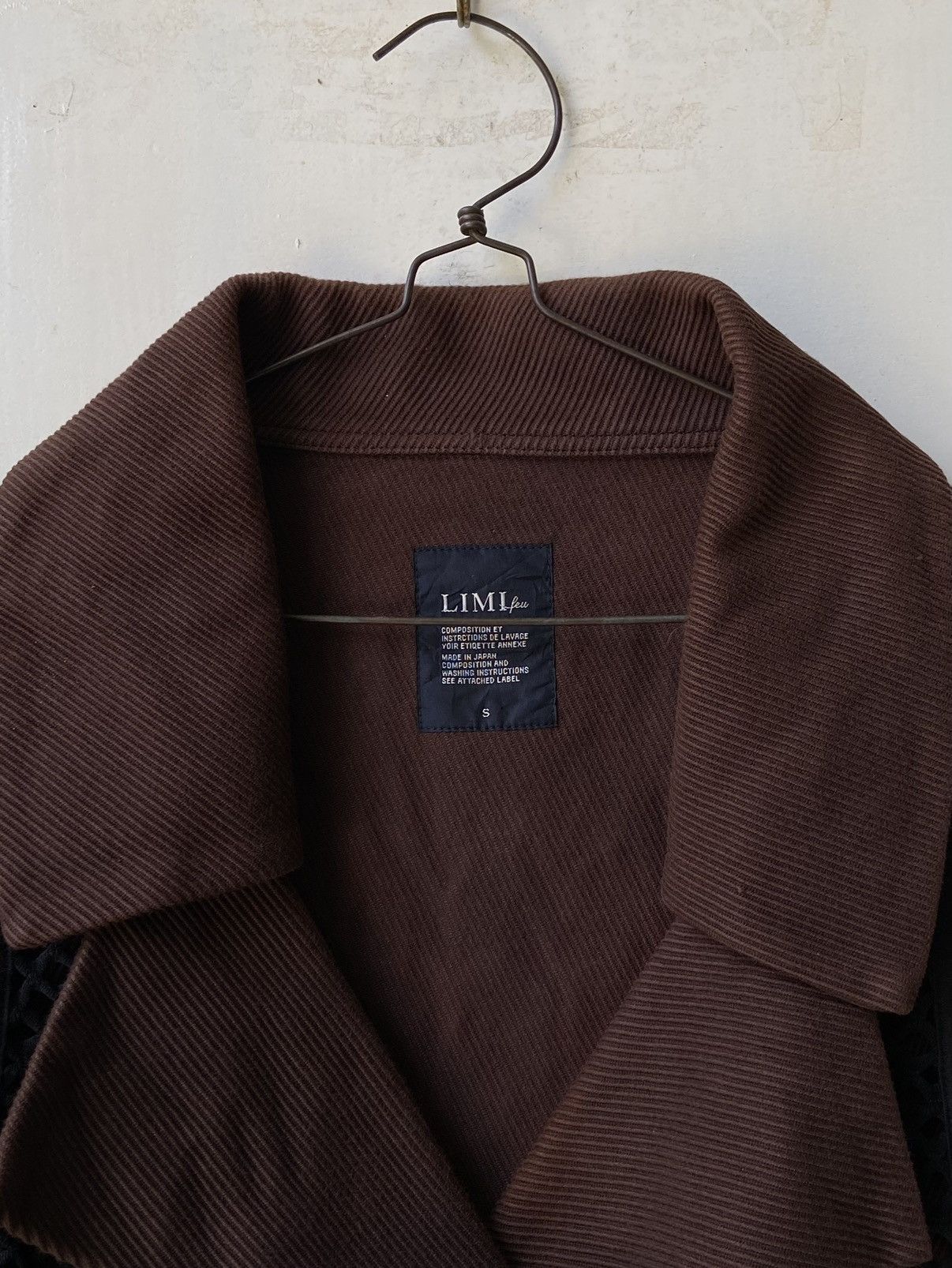 Yohji Yamamoto LIMI FEU Brown Blazer Vest Size US S / EU 44-46 / 1 - 5 Thumbnail