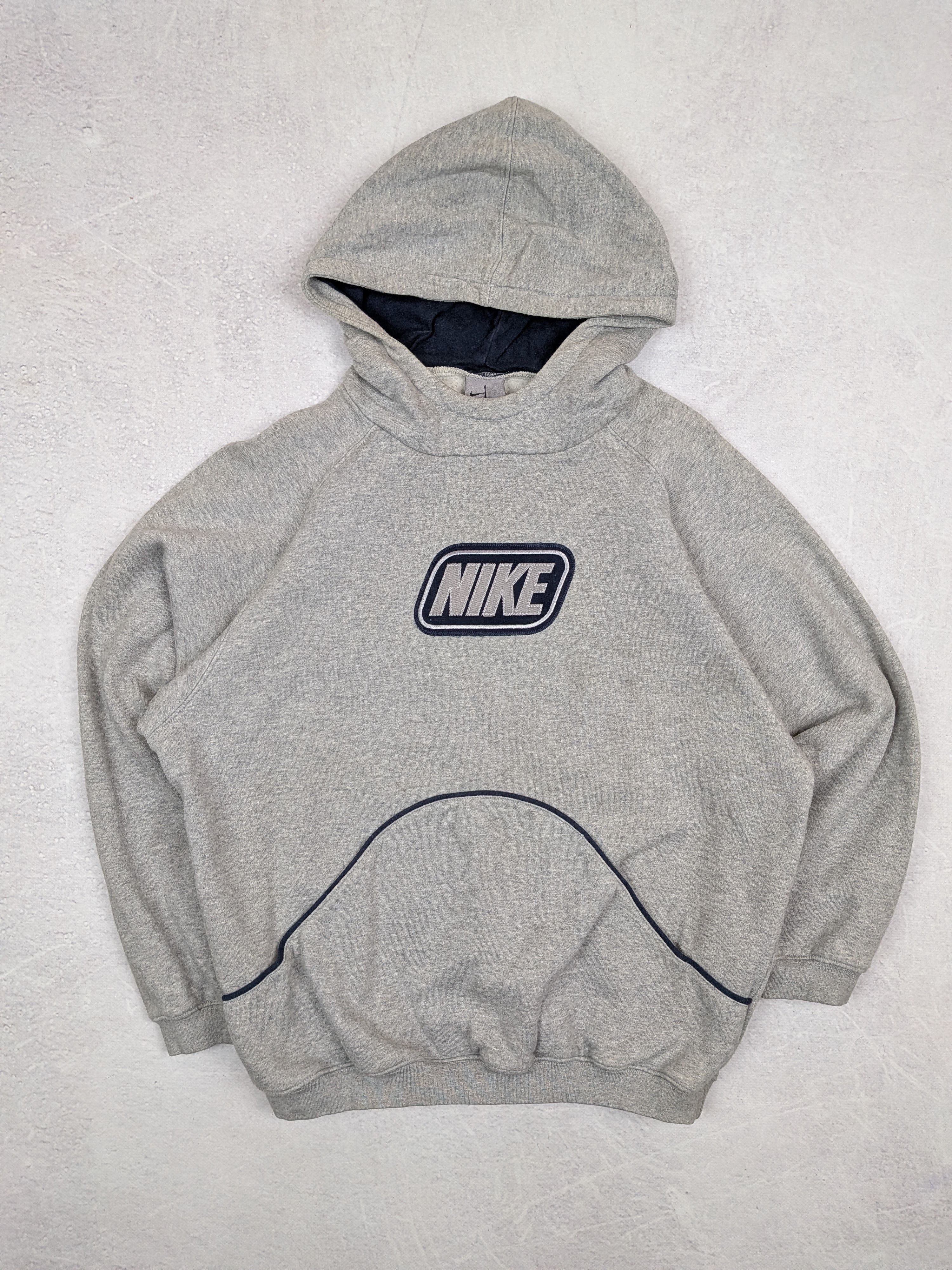 Nike Nike Rare Vintage Y2K Grey Hoodie Big Spellout Size XS/S Size US XS / EU 42 / 0 - 1 Thumbnail