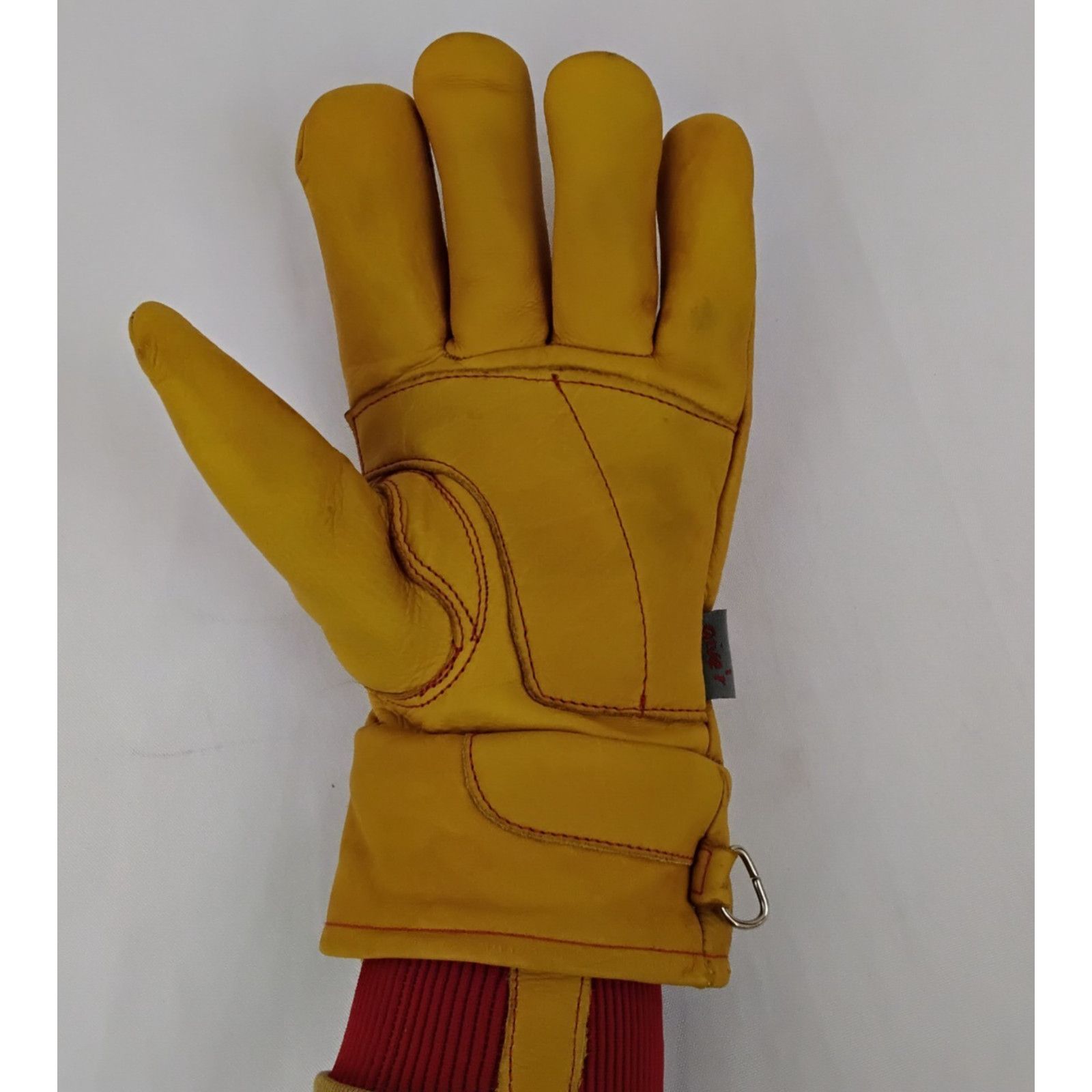 Other Give'r 4 Season Leather Work Gloves Size M Insulated Waxed Size ONE SIZE - 8 Thumbnail