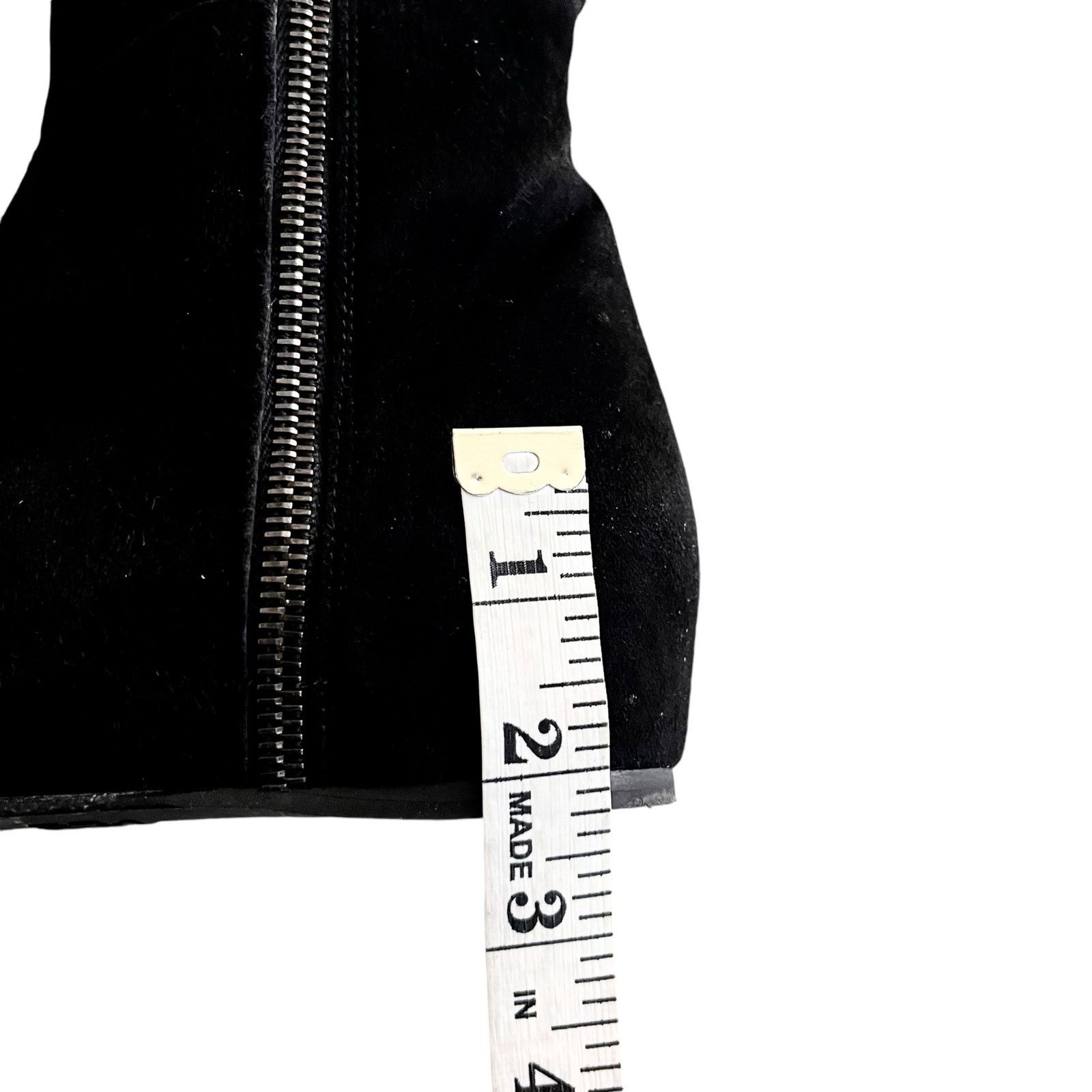 Stuart Weitzman Stuart Weitzman Black Suede Hidden Wedge Knee Tall Boots Size US 5.5 / IT 35.5 - 13 Thumbnail