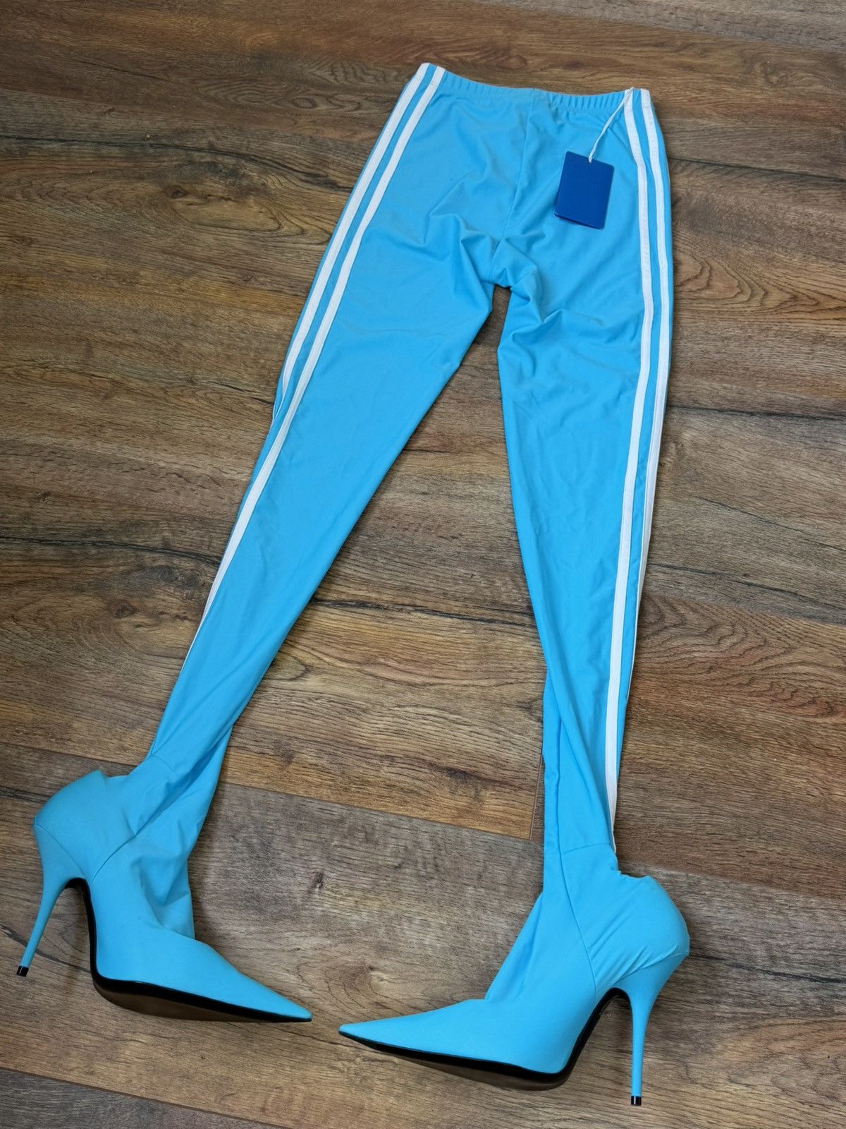 Adidas × Balenciaga Balenciaga x Adidas Pantashoes Blue Size 38 / S NWT Heels Size US 8 / IT 38 - 22 Thumbnail