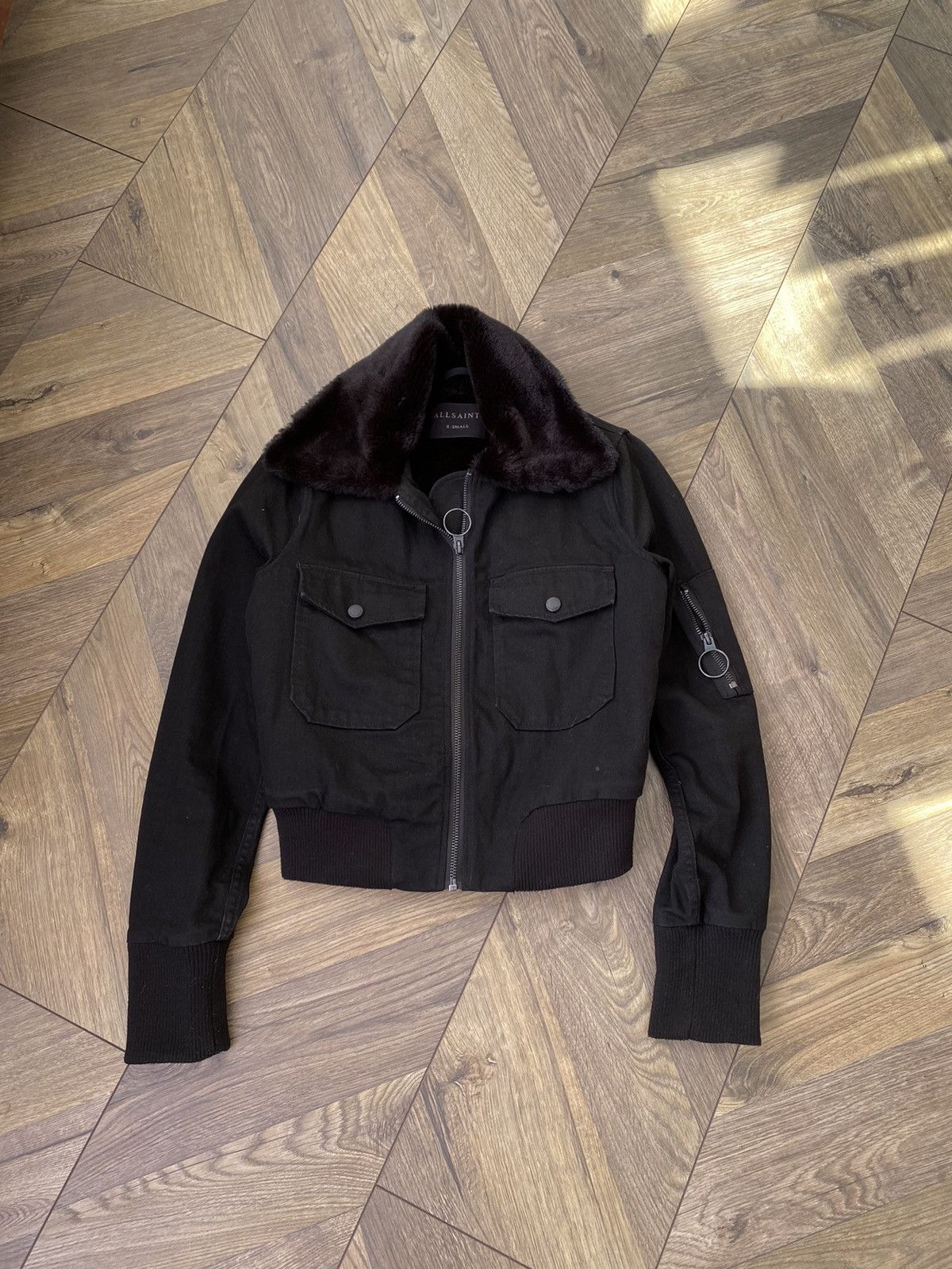 Allsaints × Vintage Vintage AllSaints Women's Archival Jacket Size XS / US 0-2 / IT 36-38 - 2 Thumbnail