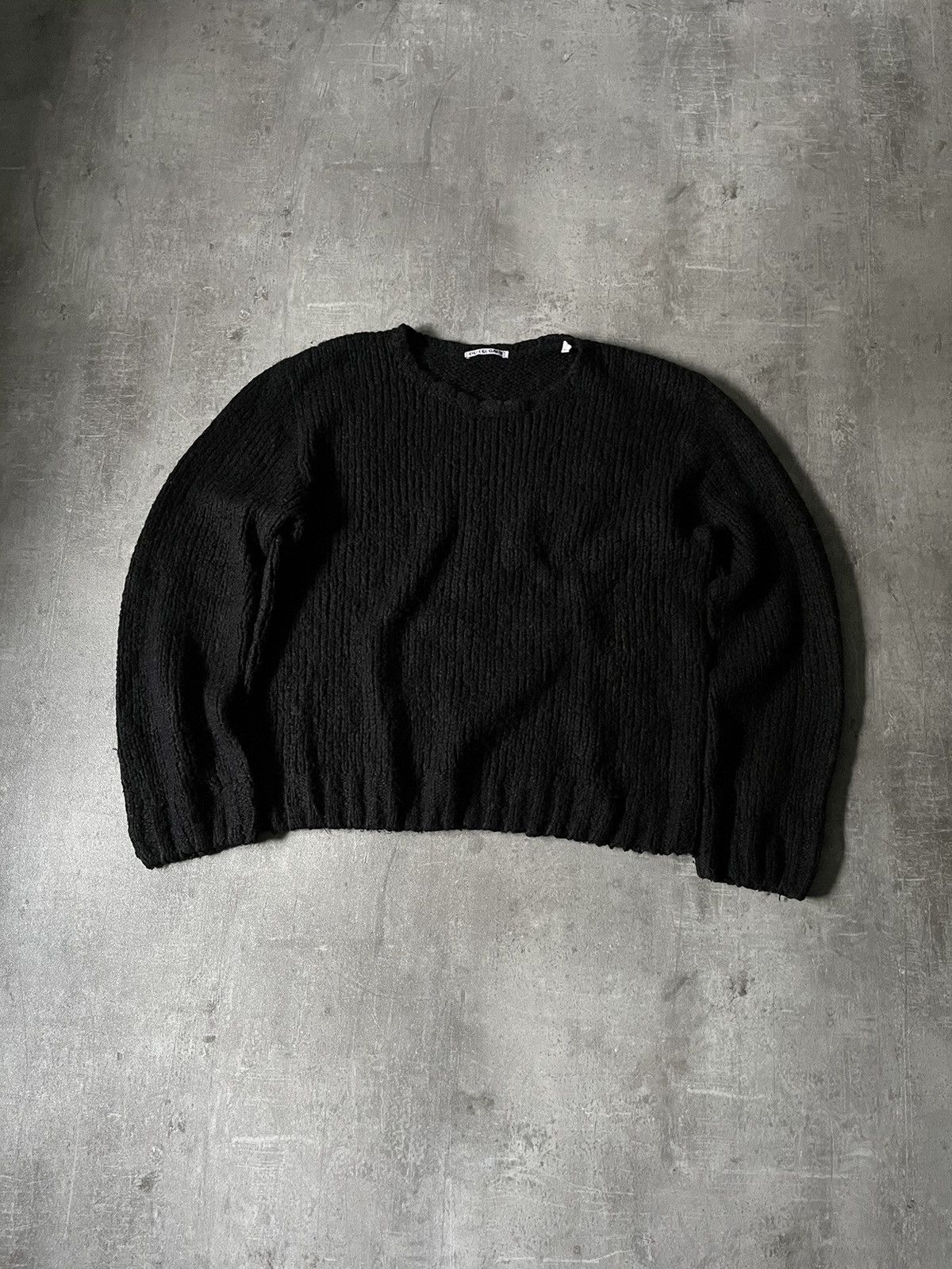 Our Legacy Our Legacy base roundneck black home knit mohair 