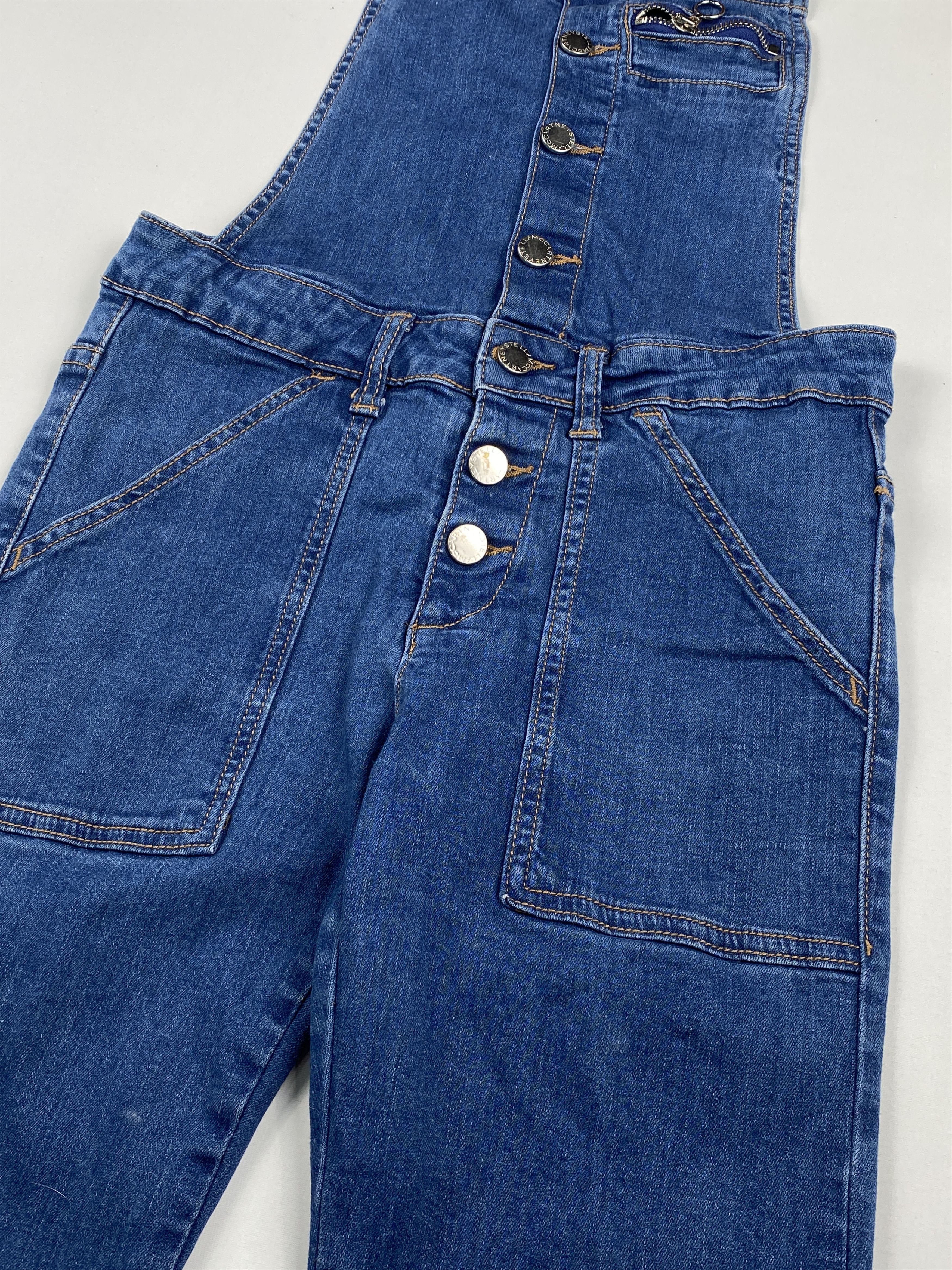 Stella McCartney Denim Dungarees Size 25" / US 0 / IT 36 - 4 Thumbnail