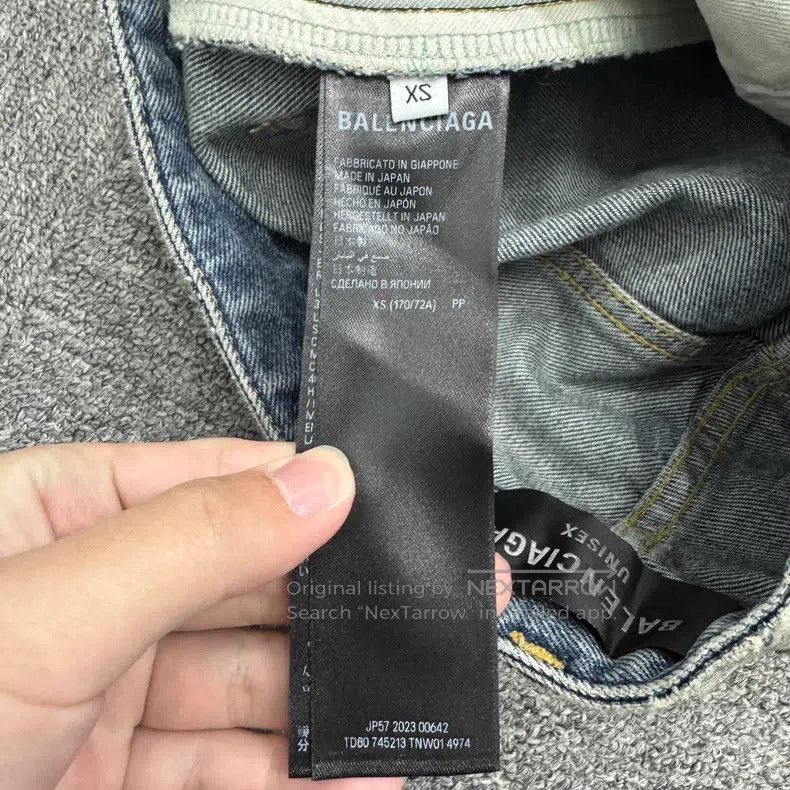 Balenciaga Balenciaga size XS Destroyed dirty dye jeans Size US 27 - 3 Thumbnail
