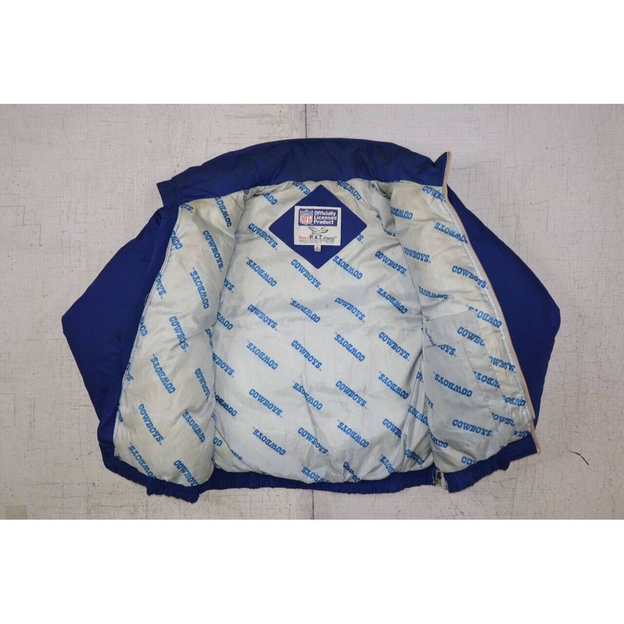 Triple F.A.T. Goose Vintage 90s Dallas Cowboys NFL Jacket Triple Fat Goose Down Size US L / EU 52-54 / 3 - 6 Thumbnail