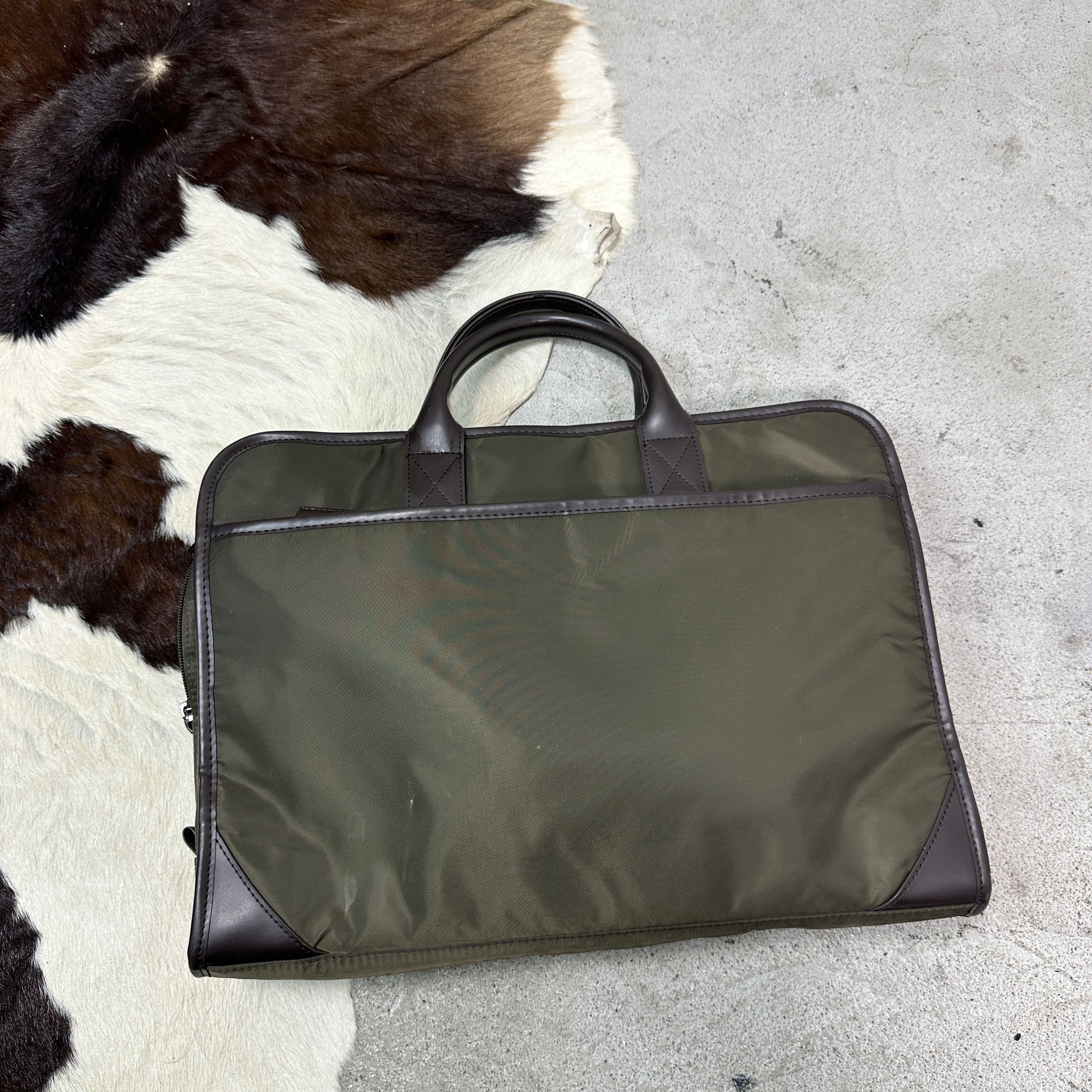 Vintage Vintage Military Nylon Unisex Briefcase Bag Y2K Size ONE SIZE - 4 Thumbnail