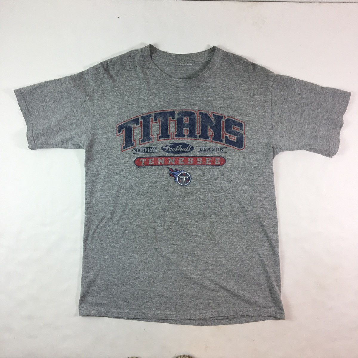 NFL Vintage Y2K Tennessee Titans Super Bowl Paper Thin T-Shirt Size US L / EU 52-54 / 3 - 14 Thumbnail