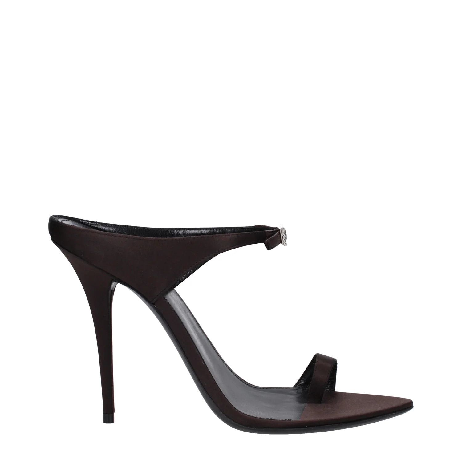 Saint Laurent Paris ob1o1e1124 Satin Flip Flops in Brown Size US 8.5 / IT 38.5 - 1 Thumbnail