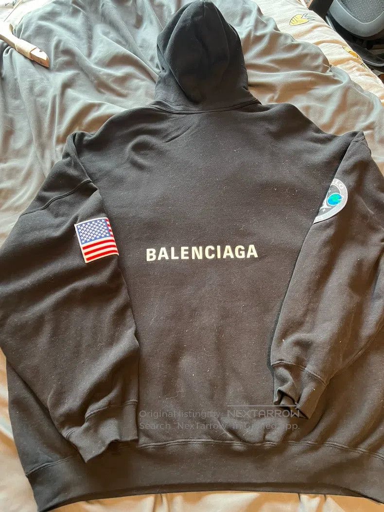 Balenciaga Balenciaga Logo cotton classic long sleeve sweatshirt, men Size US XXS / EU 40 - 2 Thumbnail