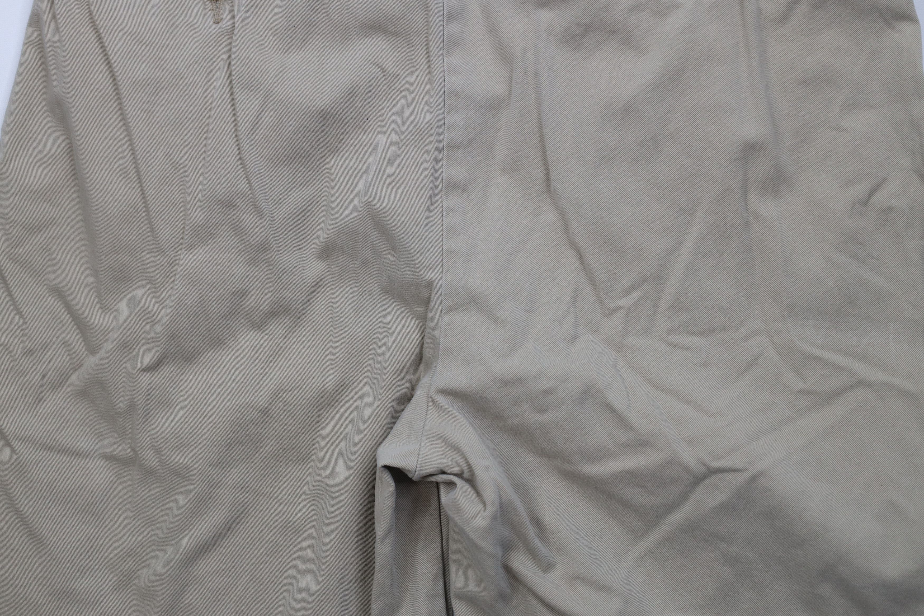 Ralph Lauren Vintage 90s Ralph Lauren Above Knee Chino Shorts Beige Size US 36 / EU 52 - 9 Thumbnail