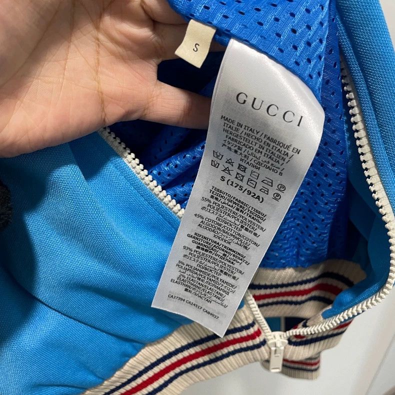 Gucci Gucci Blue striped stitching zipper jacket 2502-Nextarrow Size US S / EU 44-46 / 1 - 4 Thumbnail