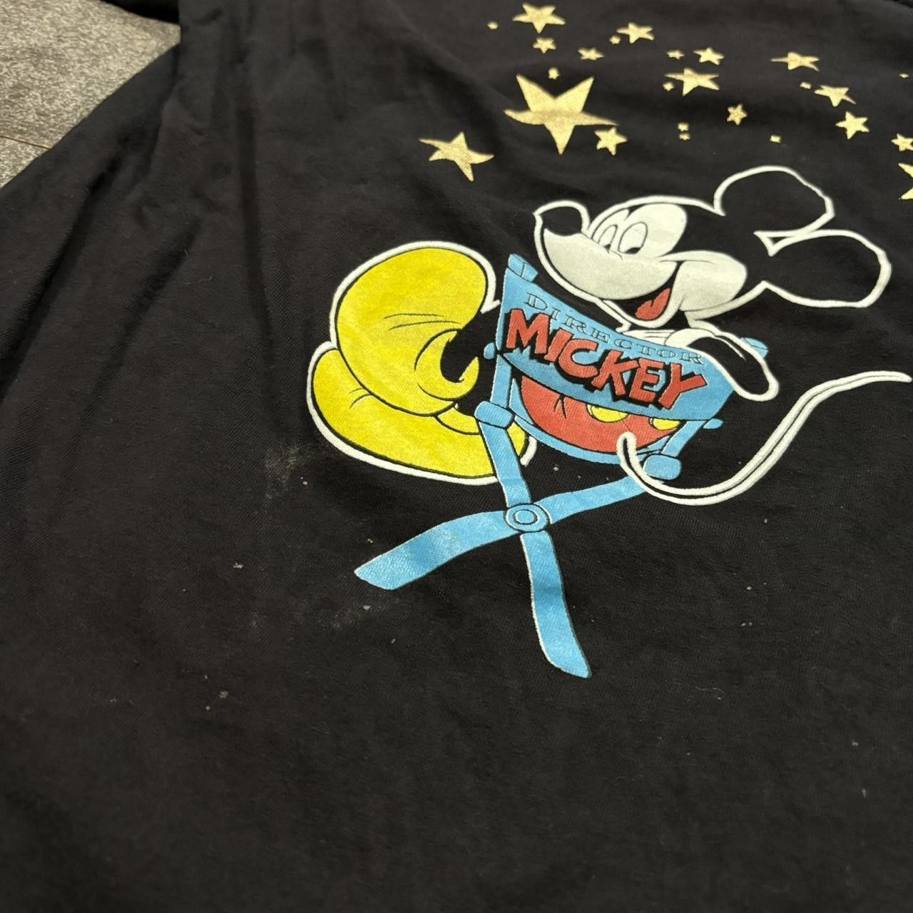 Disney Vintage Mickey Mouse directors chair t shirt 90s L Size US L / EU 52-54 / 3 - 4 Thumbnail