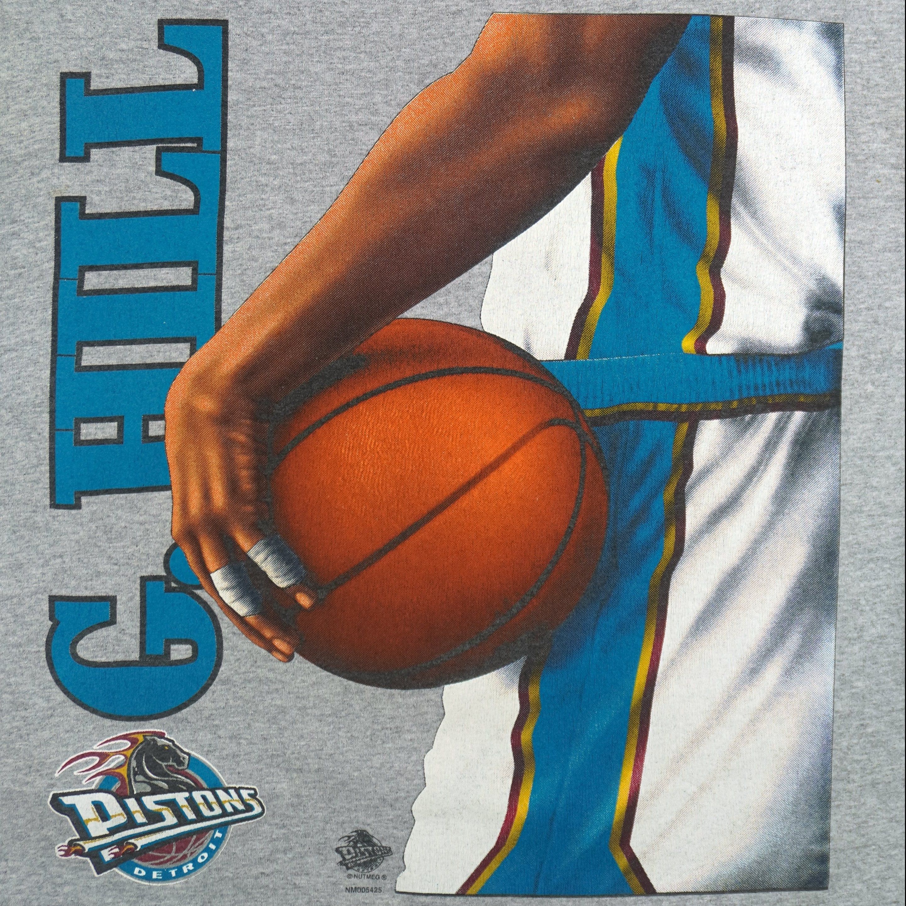 Lee NBA - Detroit Pistons Grant Hill T-Shirt 1990s Size US M / EU 48-50 / 2 - 3 Thumbnail