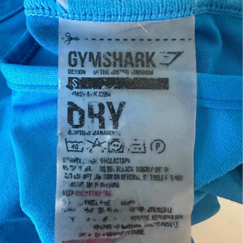 Gymshark Gymshark Serene Blue Sports Bra Racerback Blueberry Small Size ONE SIZE - 8 Thumbnail