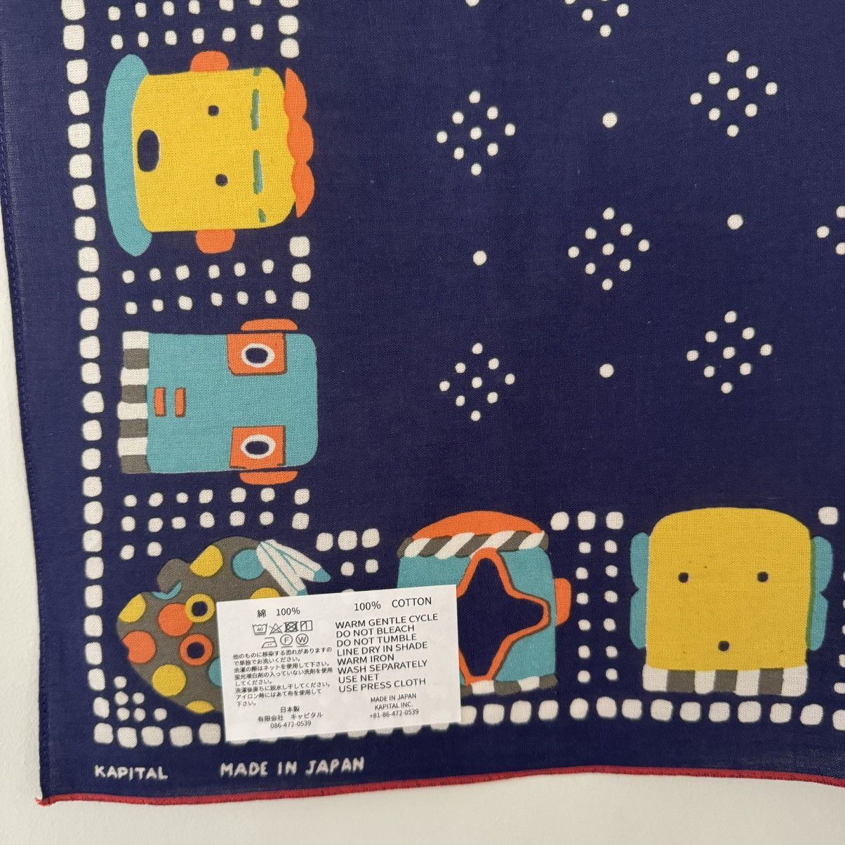 Japanese Brand Kapital Bandana Size ONE SIZE - 5 Thumbnail