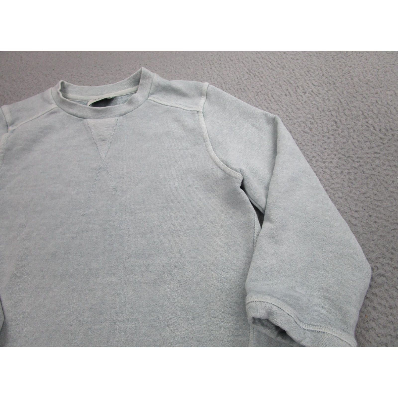Vintage VINTAGE Wrap London Womens Sweatshirt Dress Tunic 4 Gray Hemp Blend Side Zip WQ46 Size S / US 4 / IT 40 - 2 Thumbnail