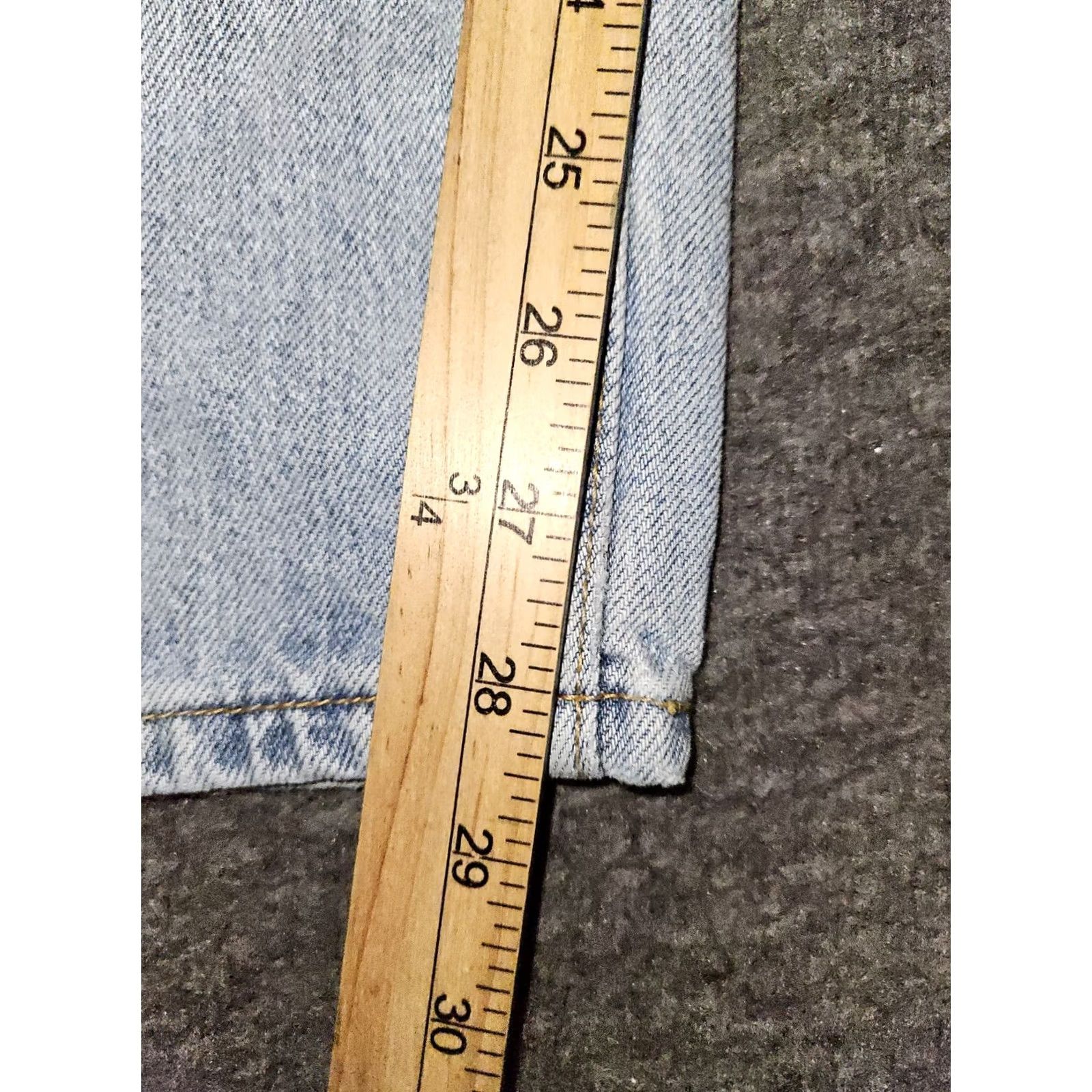 Levi's VINTAGE Levi's 550 Relaxed Fit Straight Jeans Men 34x28.5 Blue Medium Wash Y2K Retro Strai​ght Men Size US 34 / EU 50 - 5 Thumbnail