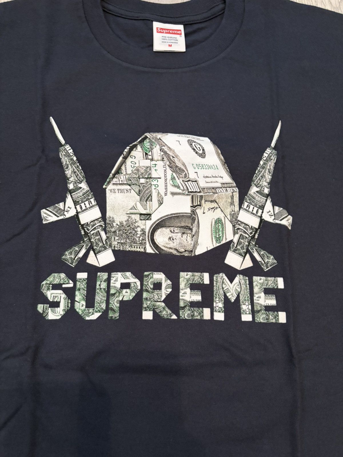 Supreme Supreme SS26 Origami Tee Navy - Size M Size US M / EU 48-50 / 2 - 2 Thumbnail