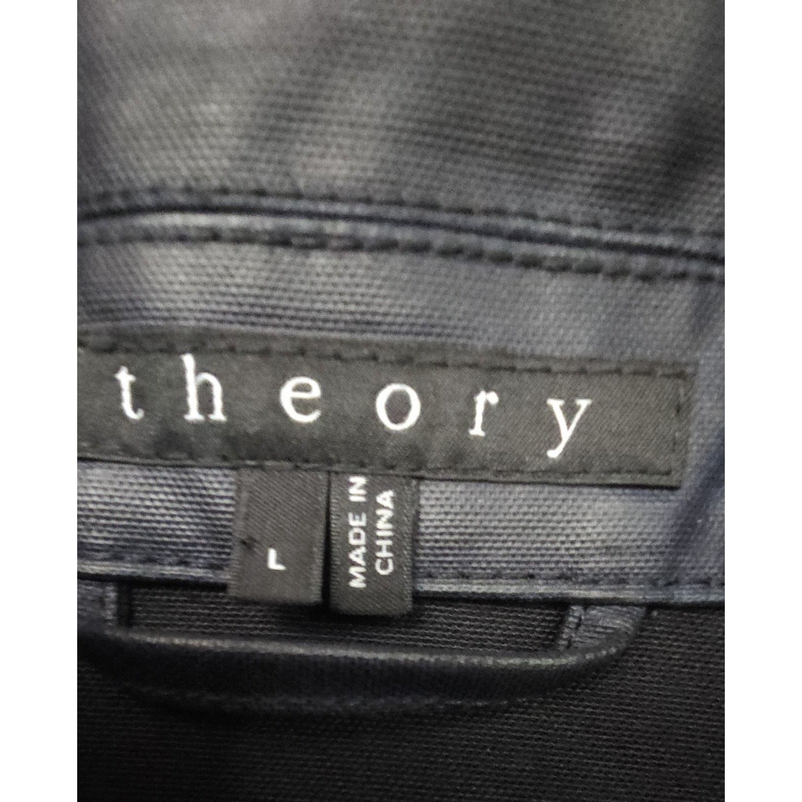 Theory Theory Men Utility Overcoat Black Waxing Cotton Blend Jacket Size US XL / EU 56 / 4 - 9 Thumbnail