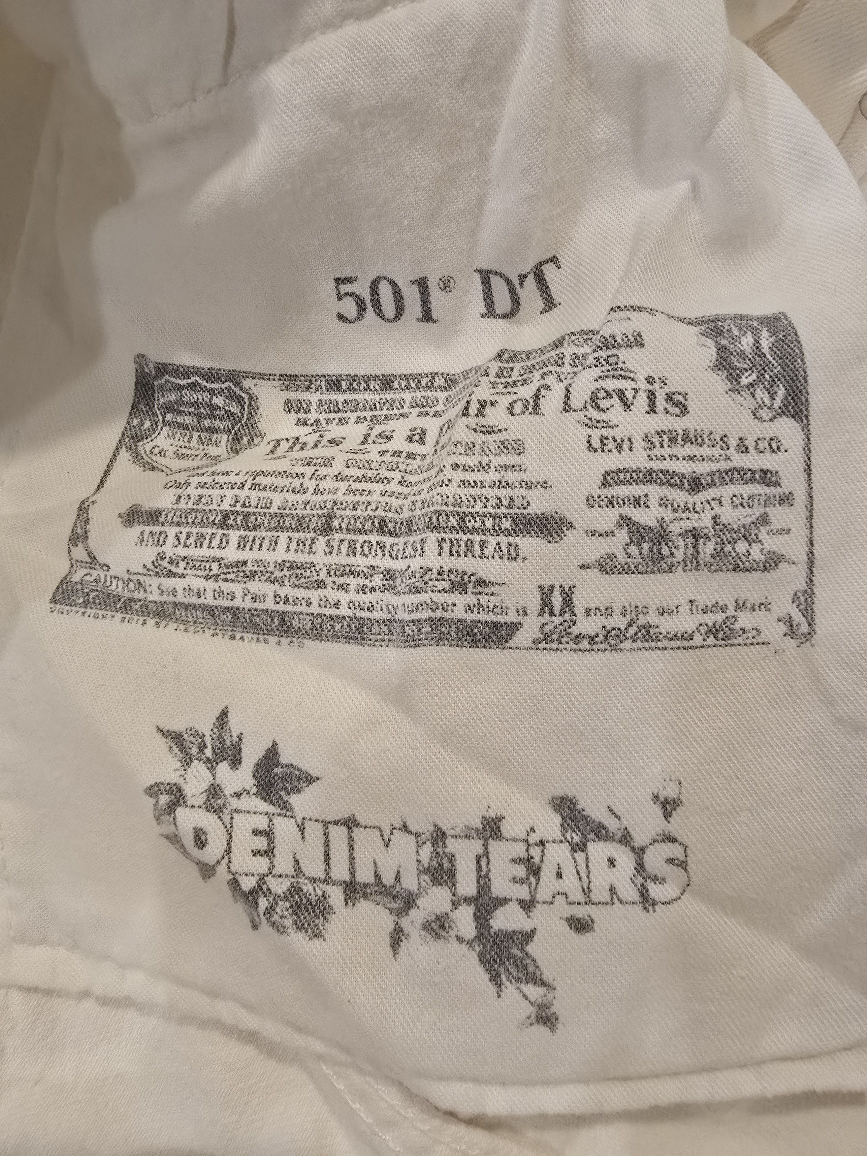 DENIM TEARS × Levi's Denim Tears x Levi's white Denim Size US 38 / EU 54 - 7 Thumbnail