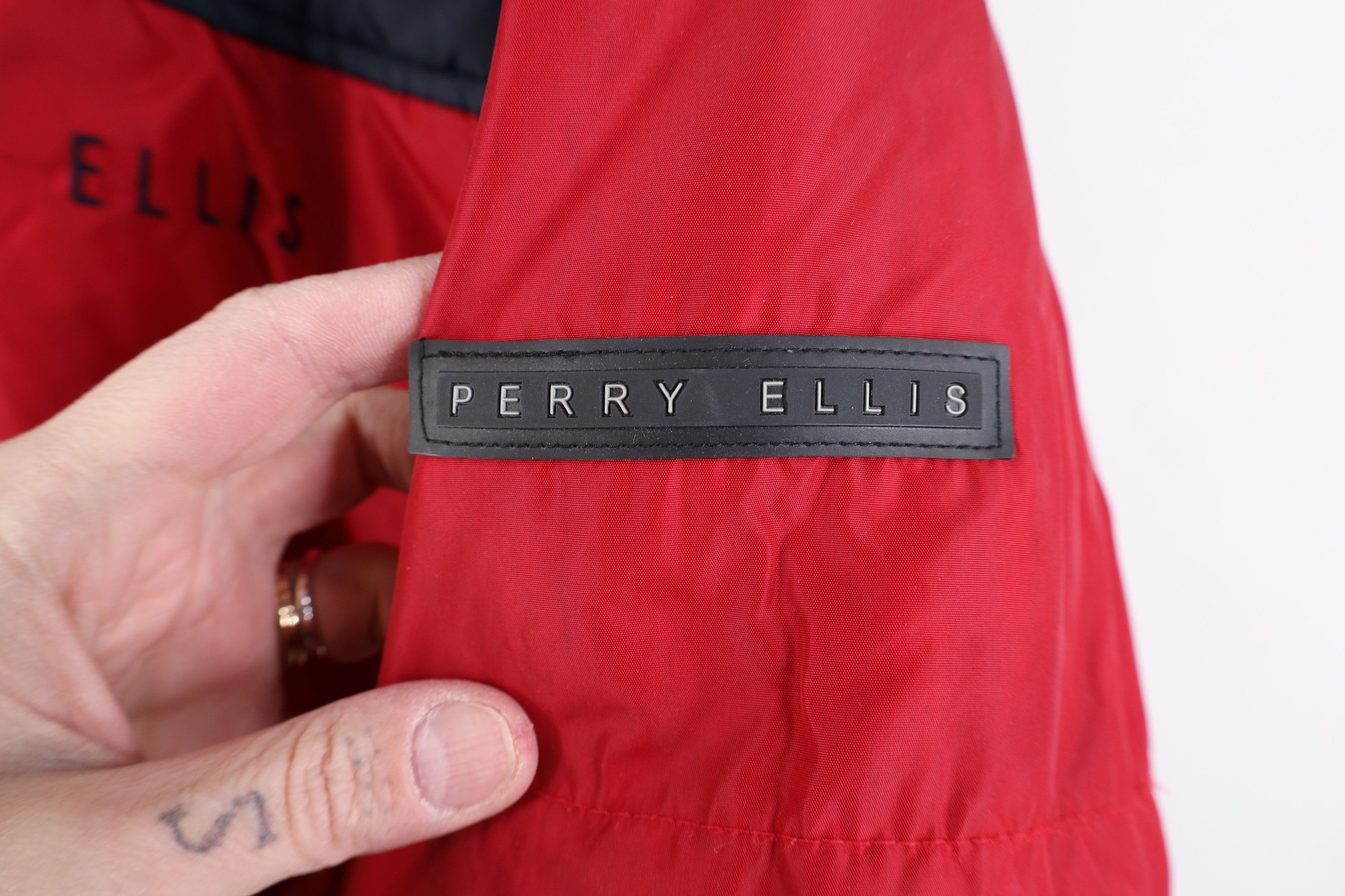 Perry Ellis Vintage 90s Perry Ellis Spell Reversible Puffer Jacket Coat Size US M / EU 48-50 / 2 - 4 Thumbnail