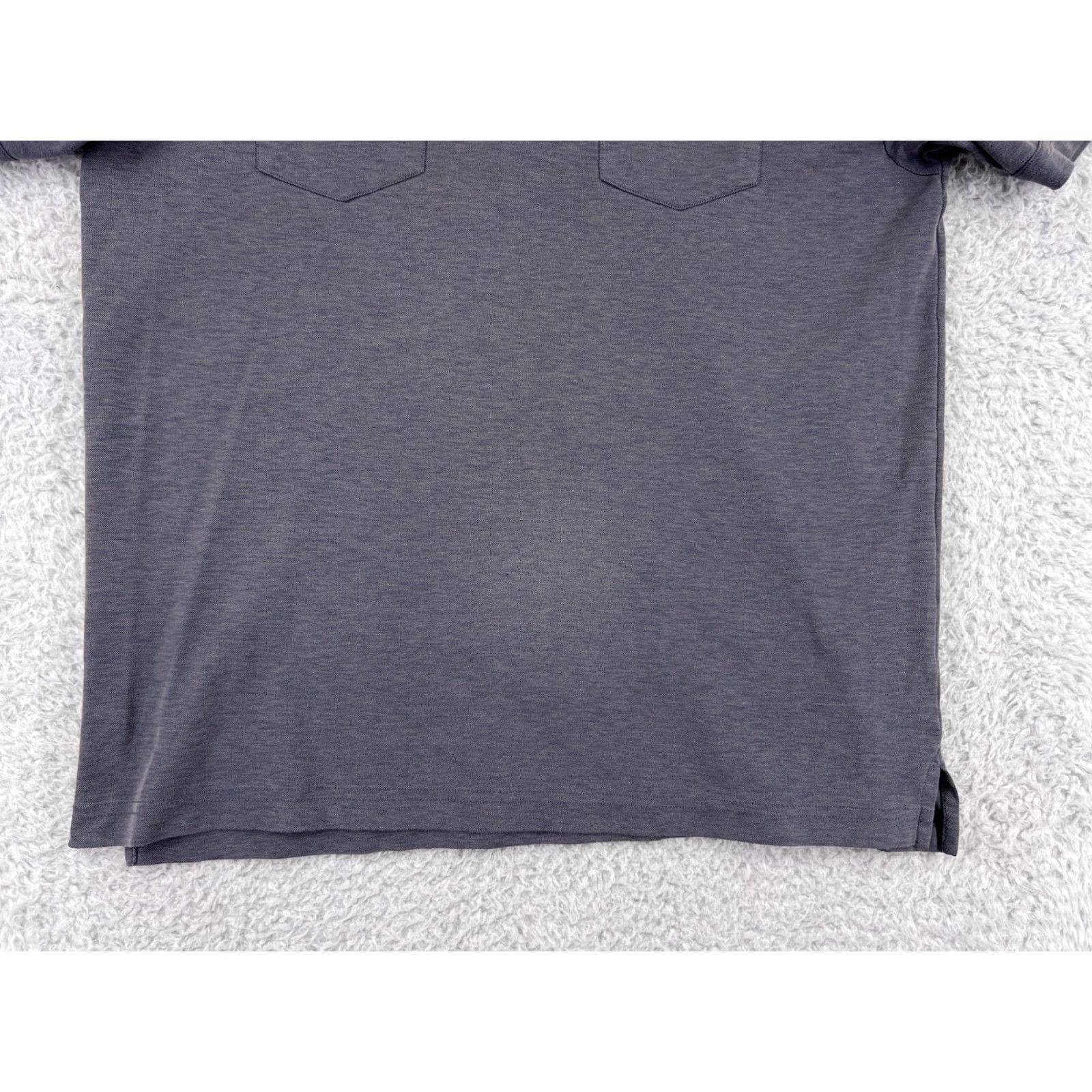 TravisMathew Travis Mathew Polo Shirt Mens Large Gray Pima Cotton Blend Pockets Golf Golfer Shirt polo Mens L Gray Cotton Blend Golf Athletic 90s? Size US L / EU 52-54 / 3 - 6 Thumbnail