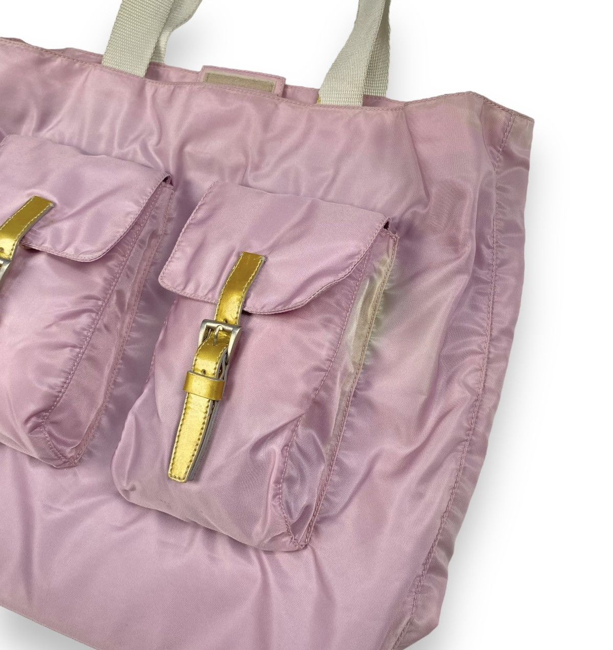 Prada vintage tote bags prada nylon authentic Size ONE SIZE - 4 Thumbnail