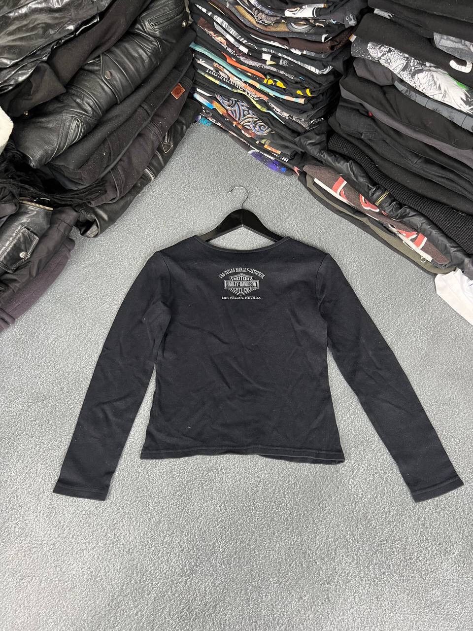 Harley Davidson Vintage Harley Davidson Y2K Grunge Printed Long Sleeve Top Size S / US 4 / IT 40 - 7 Thumbnail