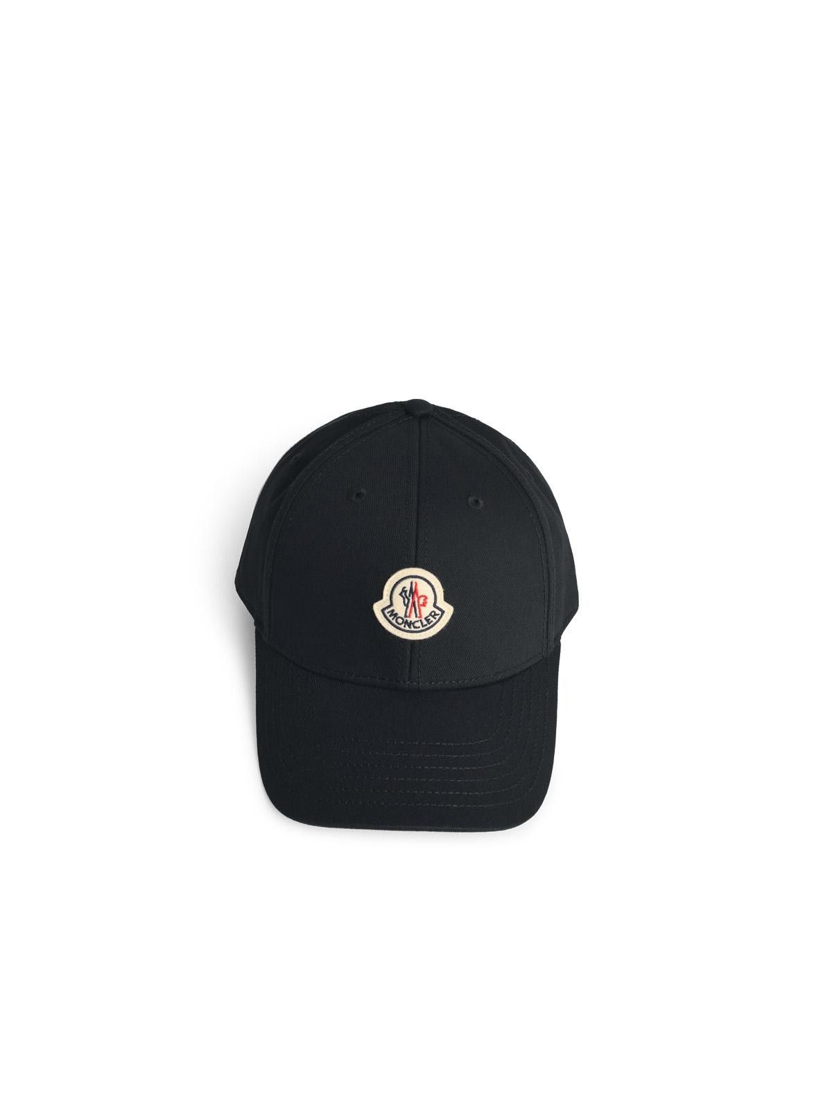 Moncler MONCLER Black Cotton Cap Size ONE SIZE - 1 Thumbnail