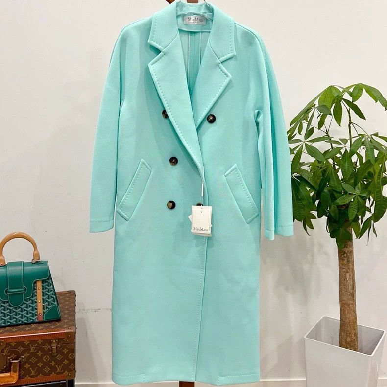 MaxMara Light Blue Long Coat -dmc
