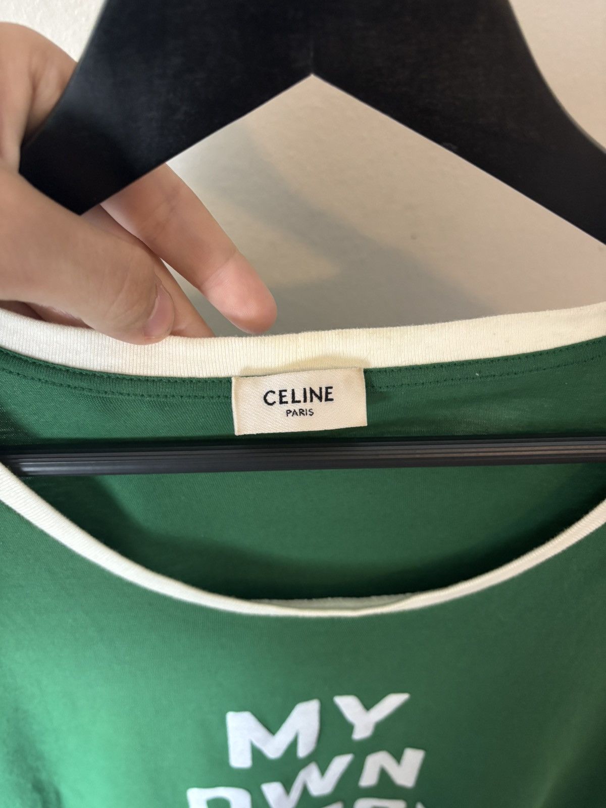 Celine Celine my own worst enemy t shirt Size US XL / EU 56 / 4 - 3 Thumbnail