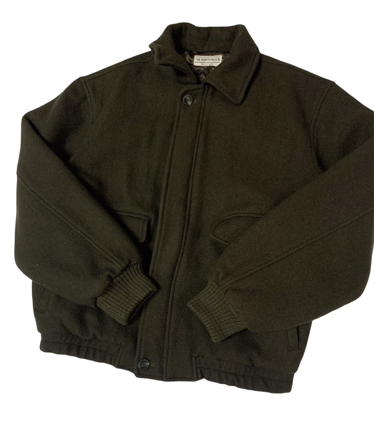 The North Face × Vintage STEAL💥OFFER ME ‼️VTG The North Face Wool Bomber Jacket Size US M / EU 48-50 / 2 - 6 Thumbnail