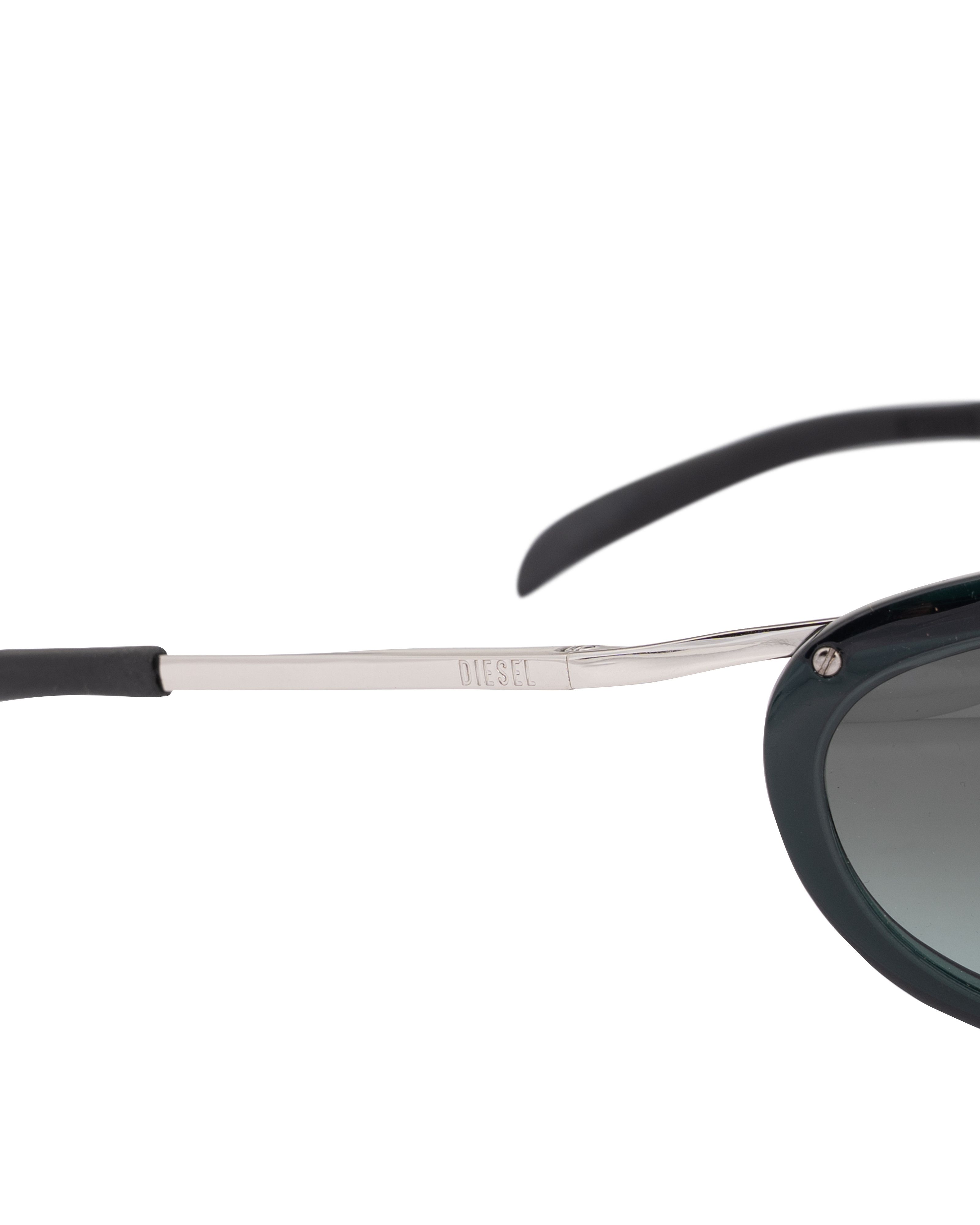 Diesel Diesel '00s Silver & Black Metal & Plastic Round Sunglasses Size ONE SIZE - 3 Thumbnail