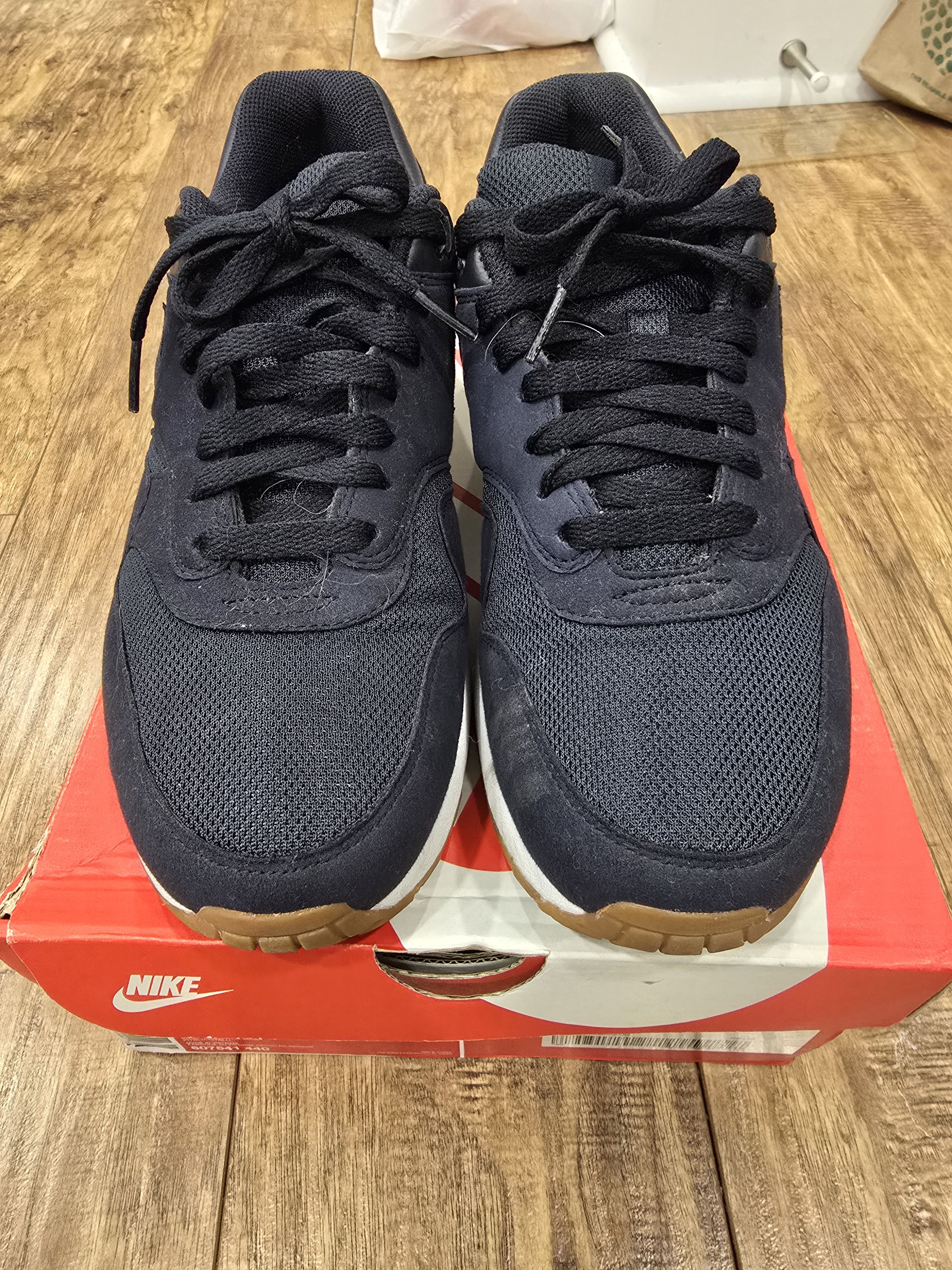 A.P.C. × Nike Nike Air Maxim 1 SP - APC Pitch Blue Size US 9 / EU 42 - 1 Thumbnail